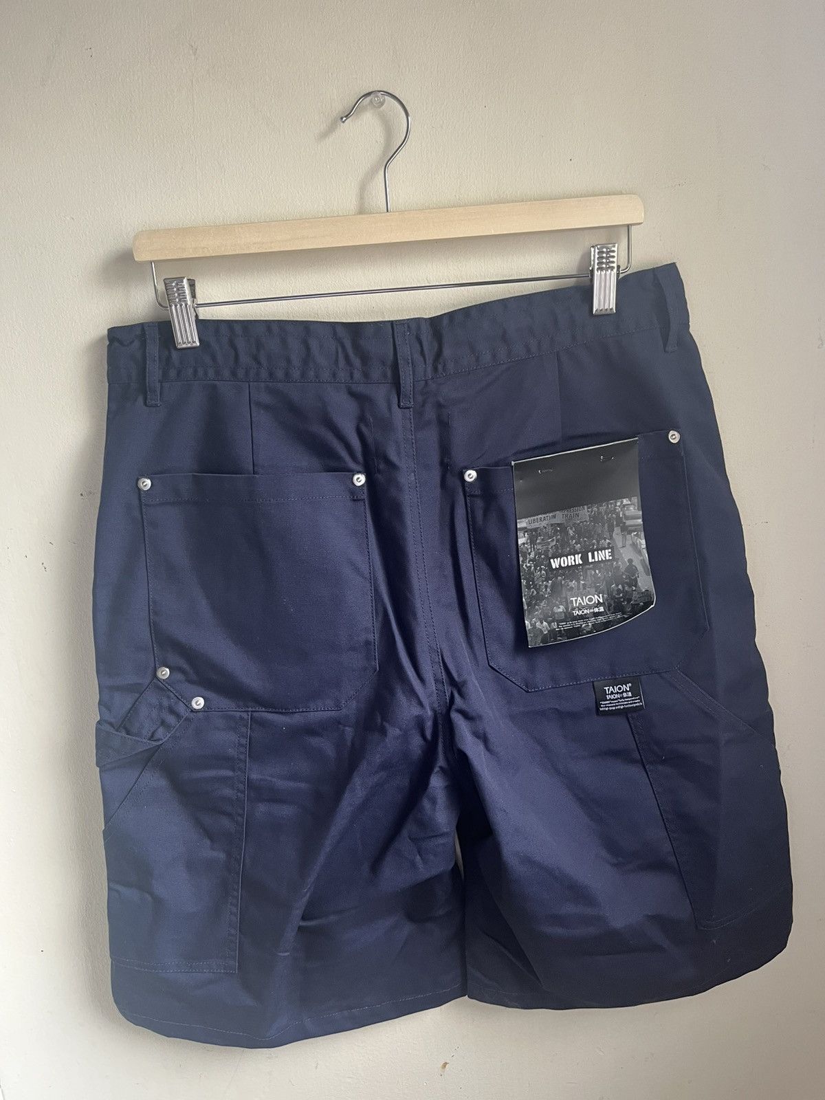 Taion Work Shorts Navy L in Blue, Men's (Size 34) — image 5 of 6
