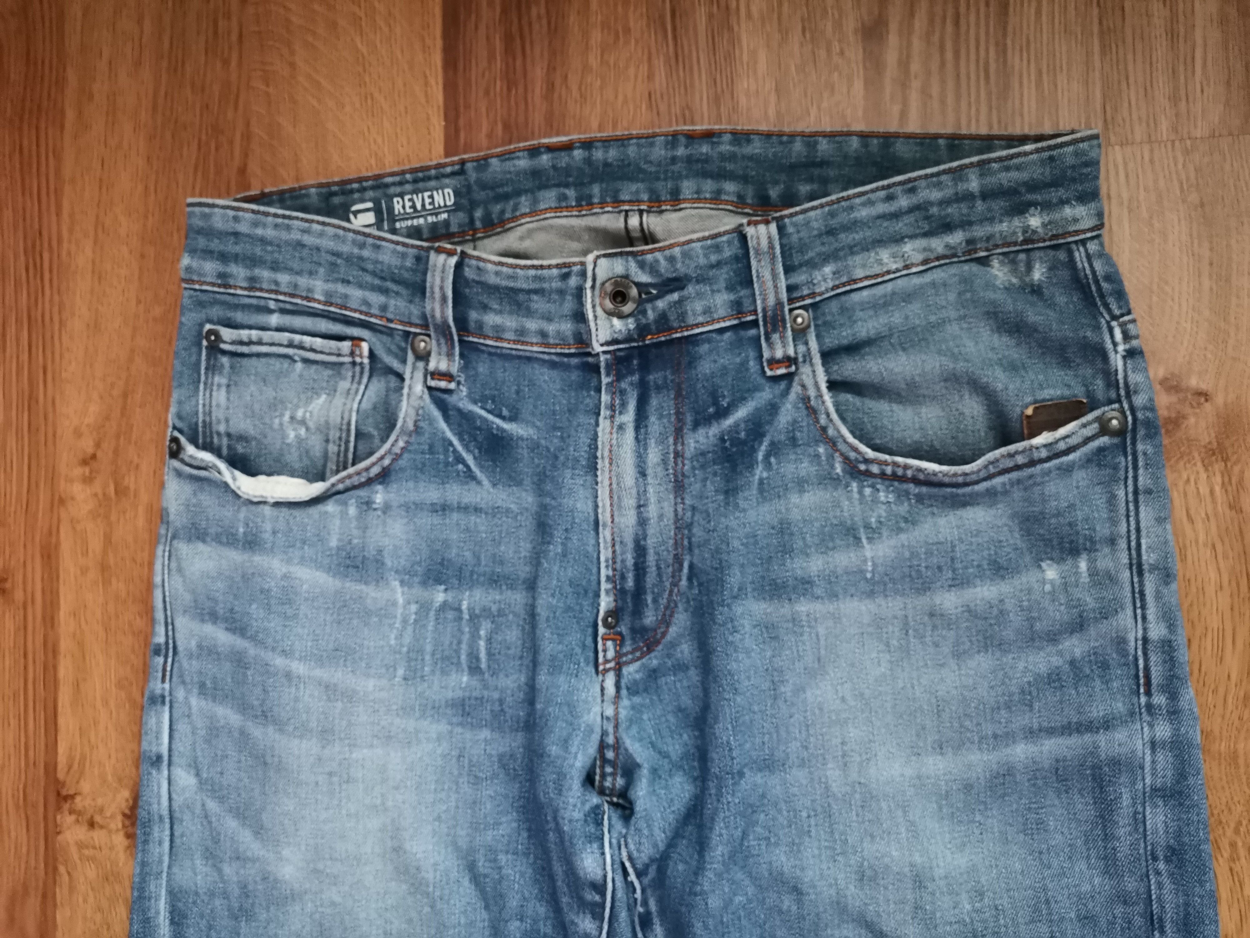 G-Star G-Star Raw Distressed Jeans Size US 32 / EU 48 - 2 Thumbnail