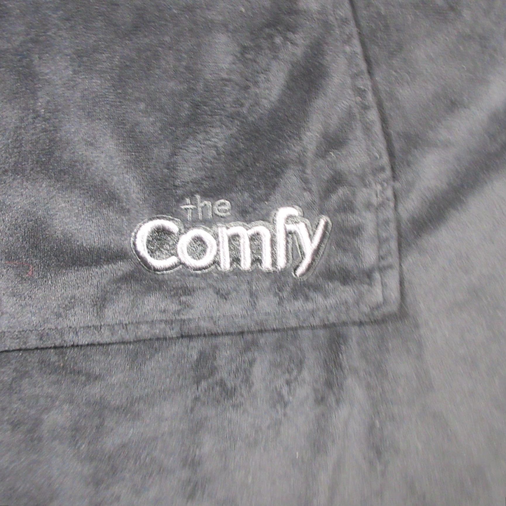 Vintage Cozy Comfort Company Hoodie Adults One Size Black Sherpa Lined Oversized Blanket Fleece Pockets Hooded Logo Embroidered Size ONE SIZE - 4 Thumbnail