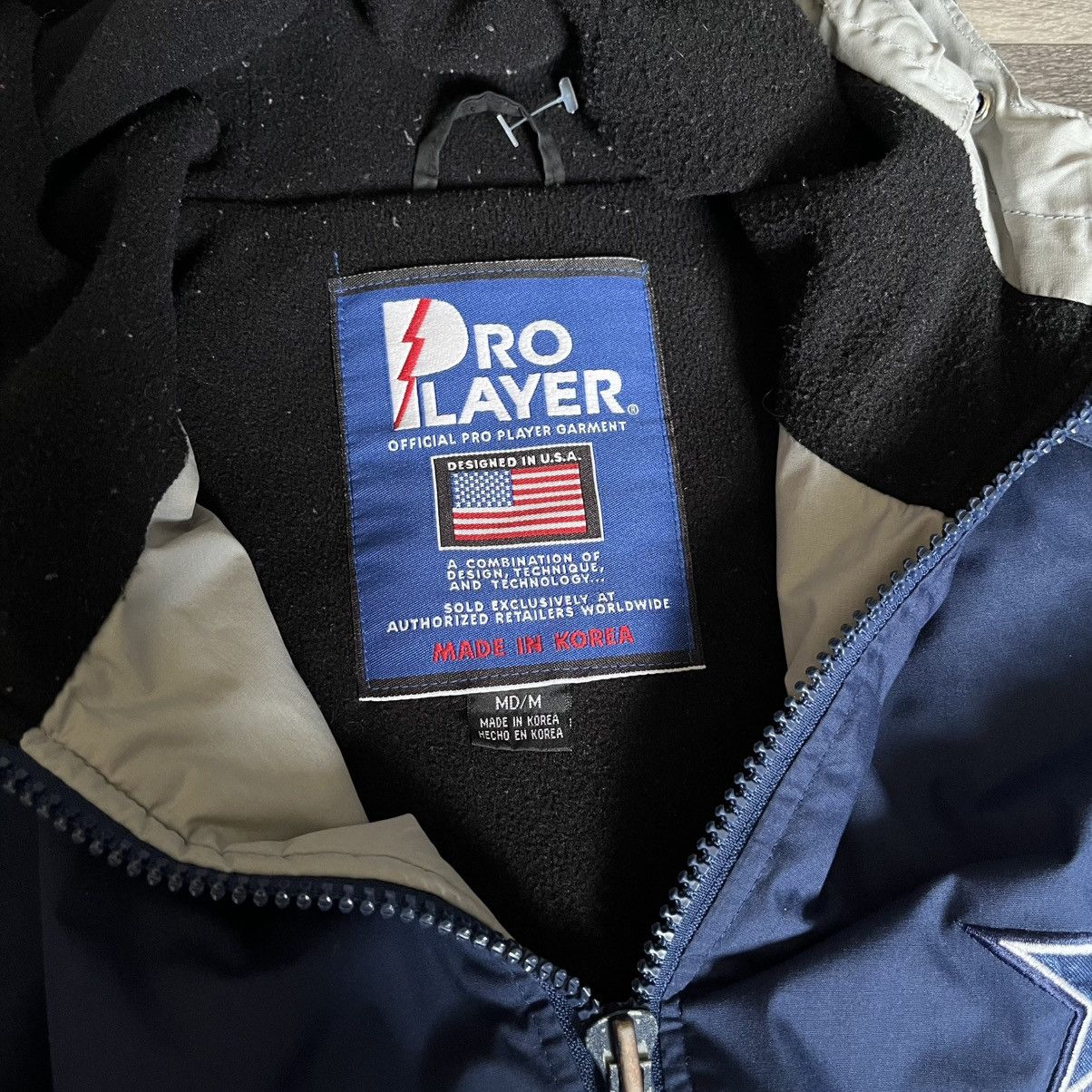 NFL × Pro Player × Vintage Vintage 90s NFL Pro Player Dallas Cowboys Puffer Jacket Hood Size US M / EU 48-50 / 2 - 11 Thumbnail