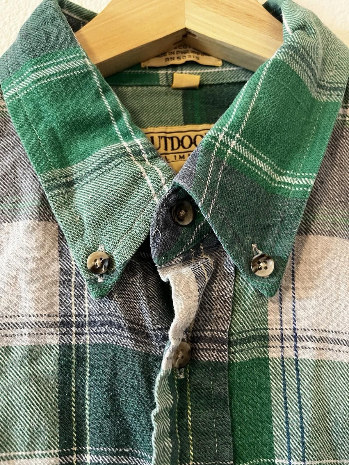 London Fog VTG London Fog Flannel Men L Shirt Outdoors Unlimited Grunge Size US L / EU 52-54 / 3 - 3 Thumbnail