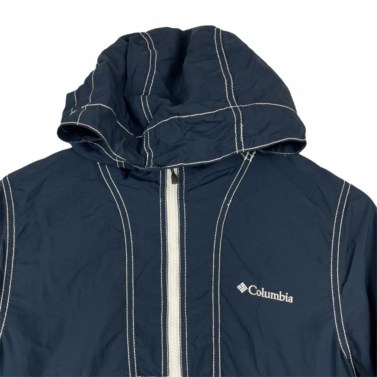 Columbia Vintage COLUMBIA BLUE Sweater Zip Surfing Hoodie Jacket Size US S / EU 44-46 / 1 - 3 Thumbnail