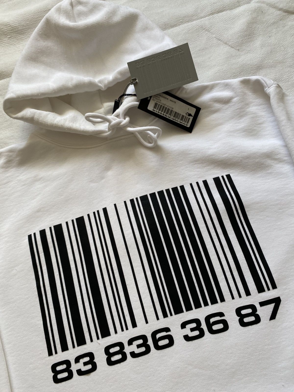 Vetements Vetements Barcode Hoodie Size US L / EU 52-54 / 3 - 2 Thumbnail