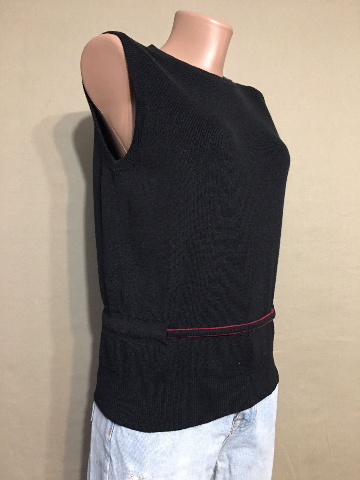 Bally BALLY Golf Black Knit Vest Womens Size EU 38 Size M / US 6-8 / IT 42-44 - 5 Thumbnail