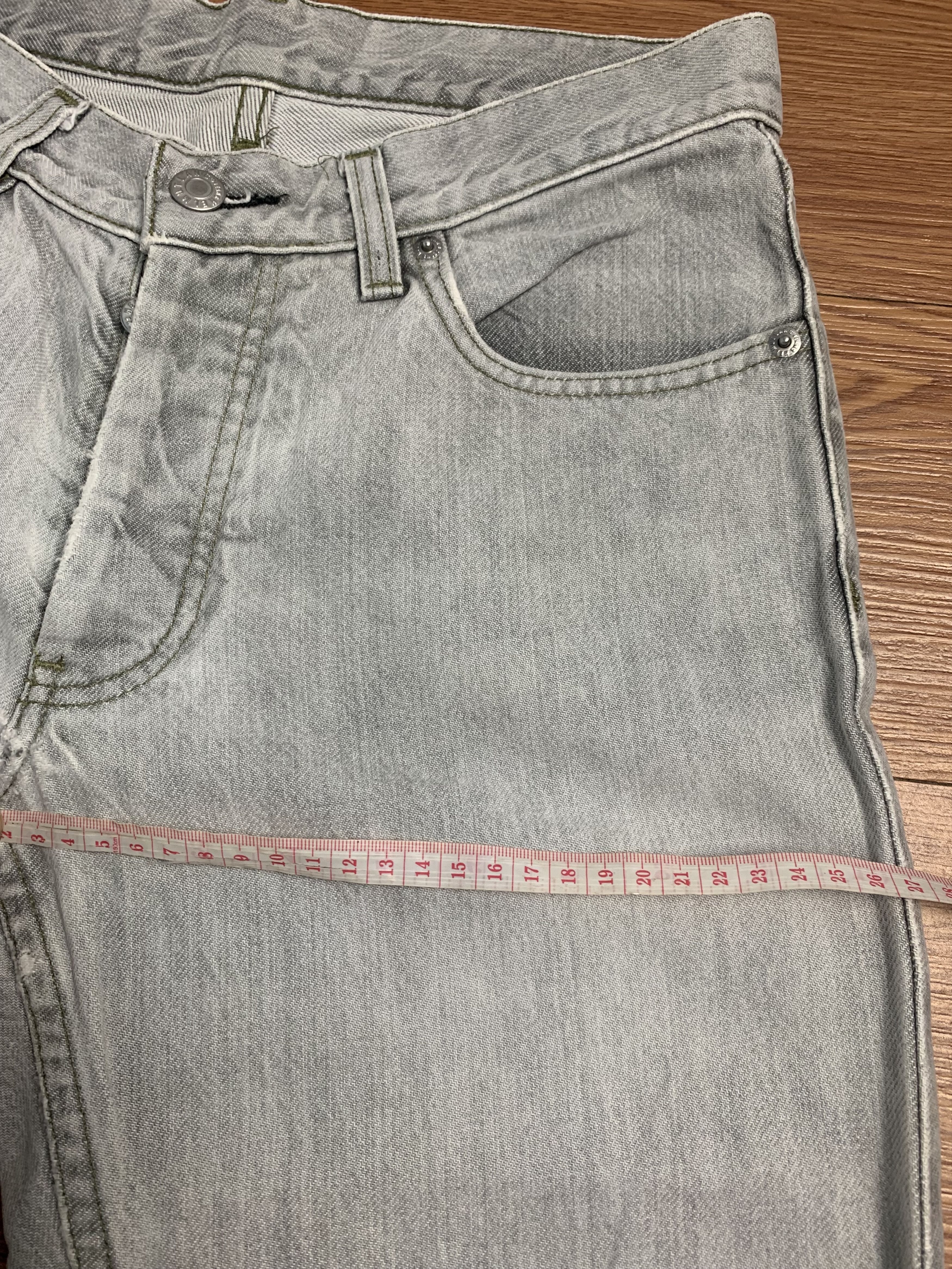 Helmut Lang Helmut Lang 1998 Gray Washed Denim Size US 29 - 16 Thumbnail