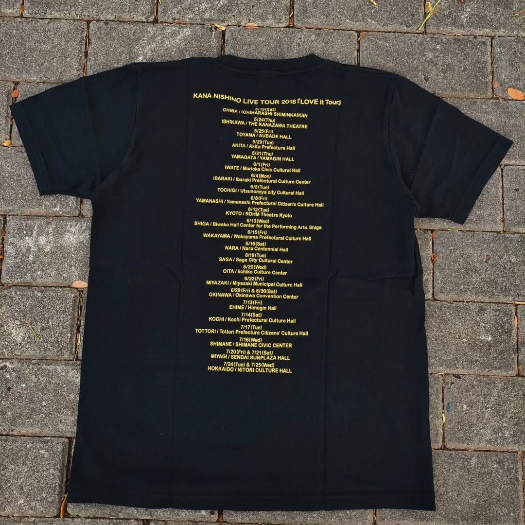 Band Tees Kana Nishino Tour 2018 Tee Size US M / EU 48-50 / 2 - 2 Thumbnail