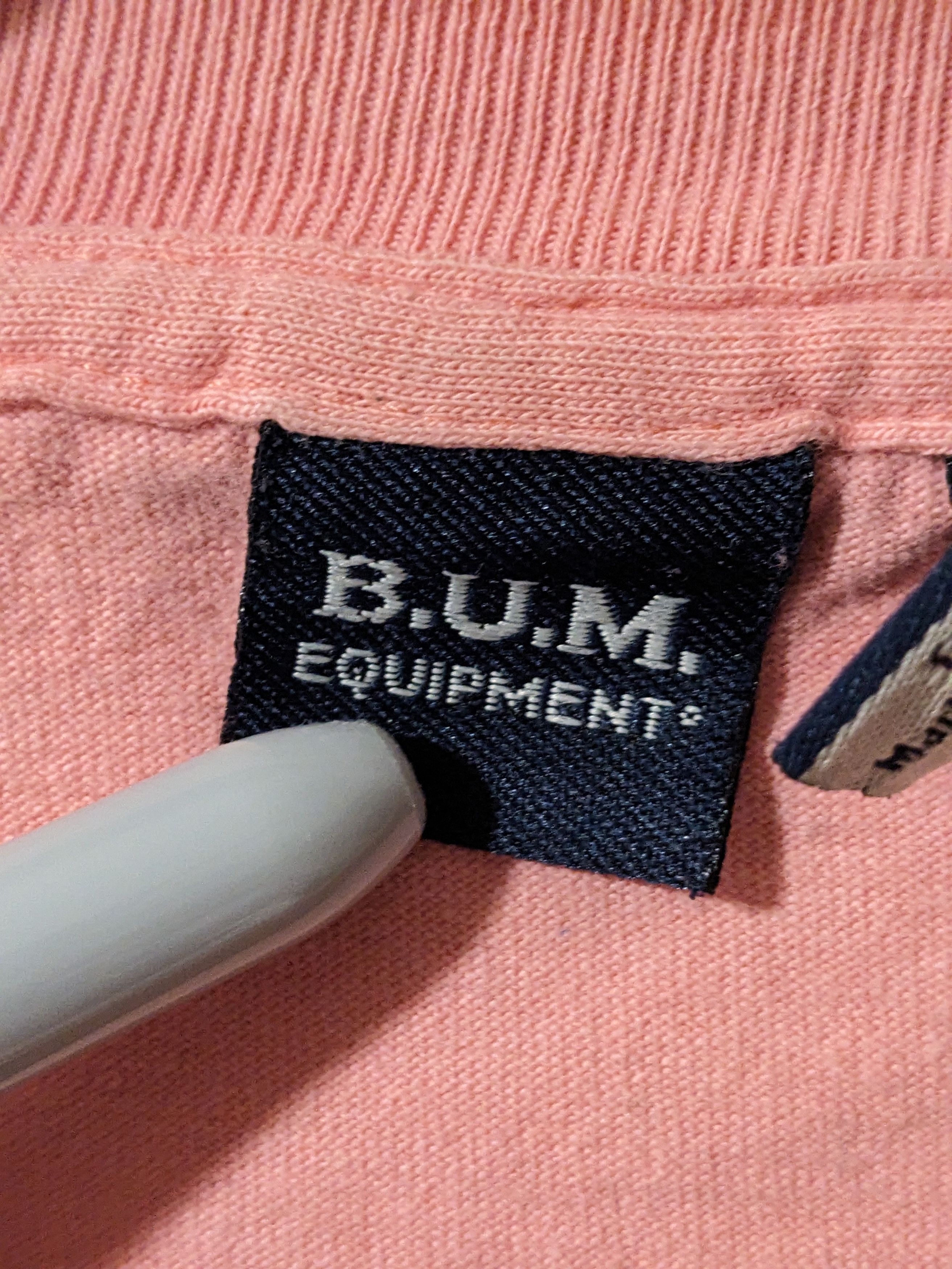 B.U.M Equipment × Vintage Vintage Y2K Bum Equipment Spell Out Medium Cropped T-Shirt Size M / US 6-8 / IT 42-44 - 4 Thumbnail