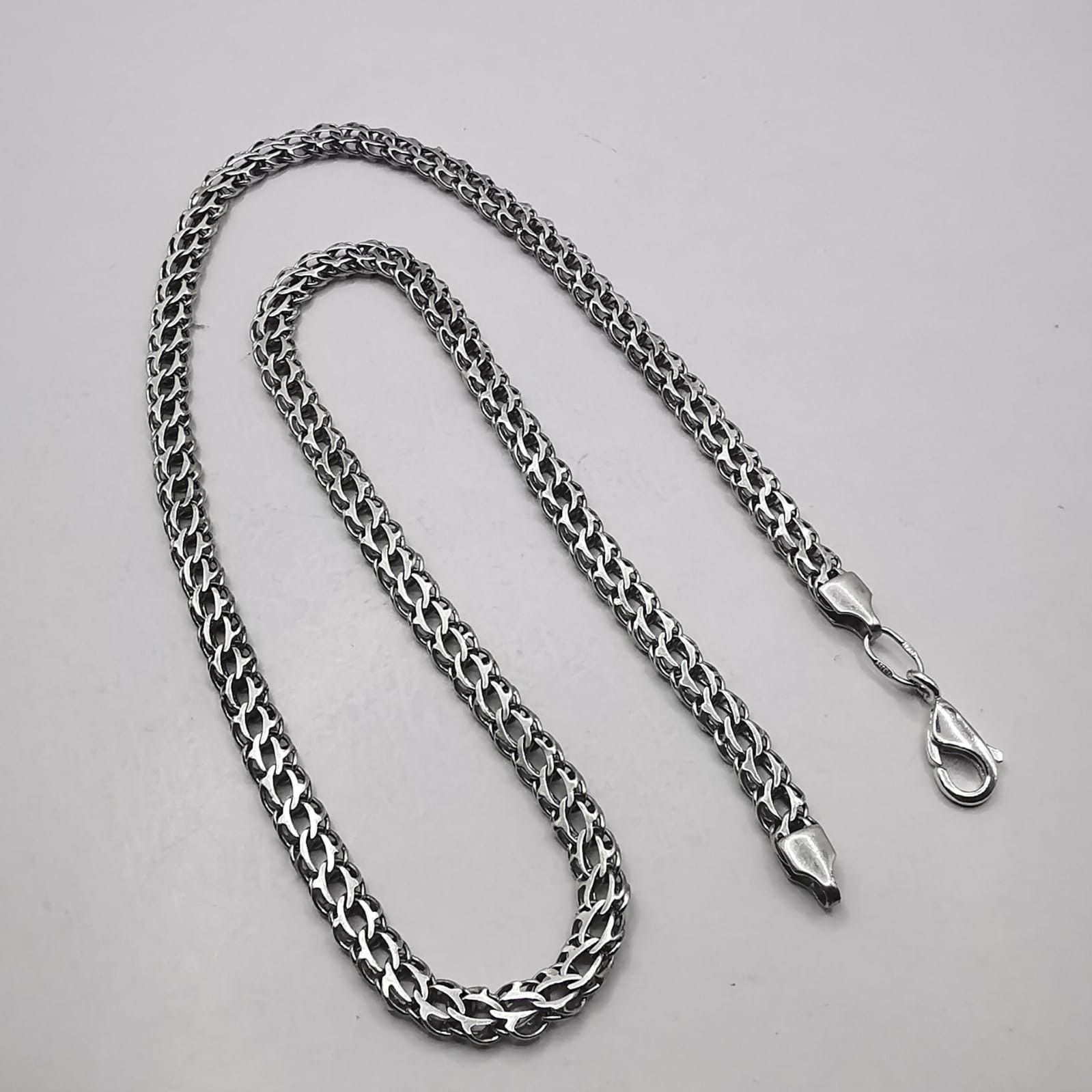 Sterling Silver Vintage Fine Jewelry Chain, 925 Sterling Silver 13,46 g Size ONE SIZE - 2 Thumbnail