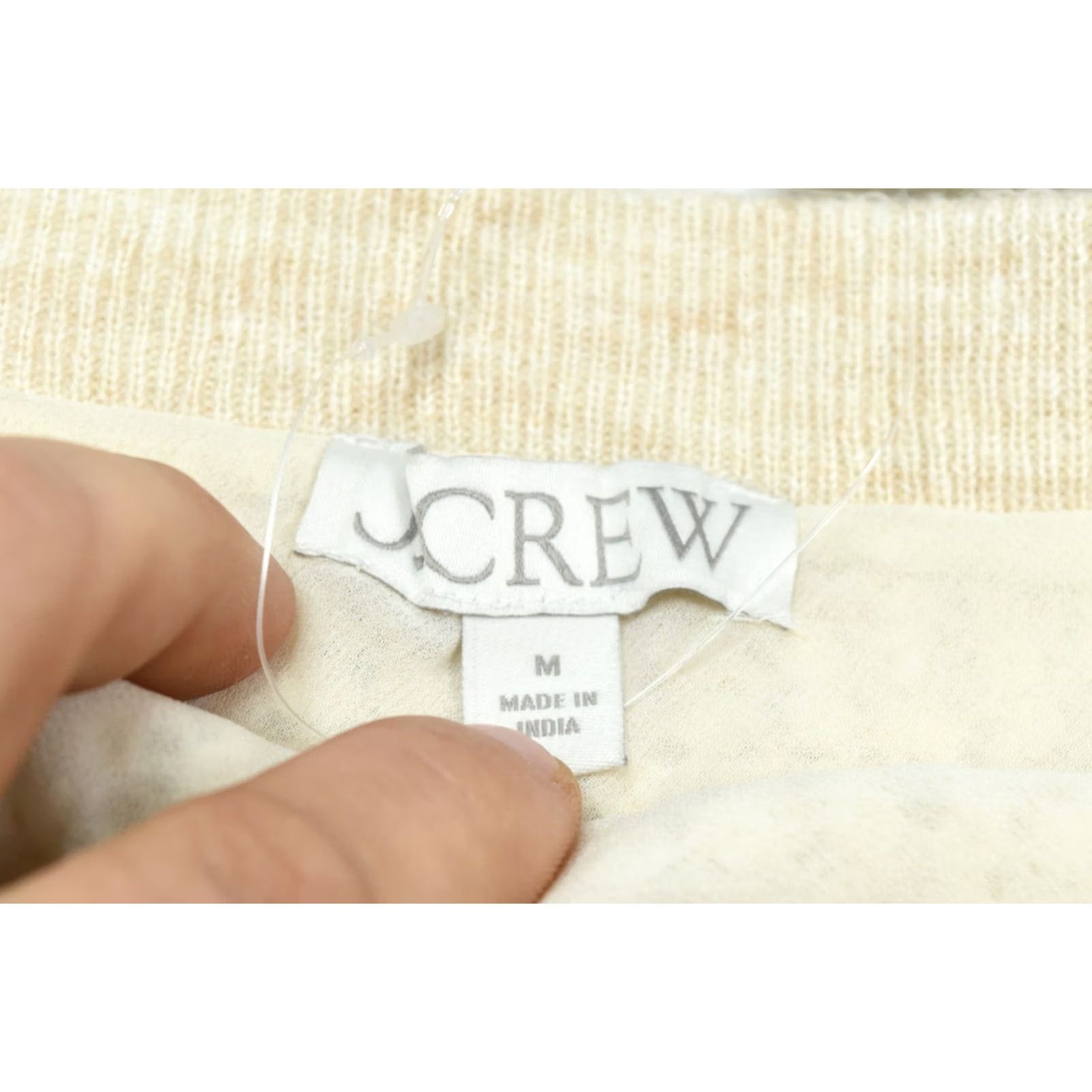 J.Crew J.CREW Sequin Layered Slip Skirt Womens M Tan Alpaca Blend Pull-On NEW Size 32" / US 10 / IT 46 - 5 Thumbnail