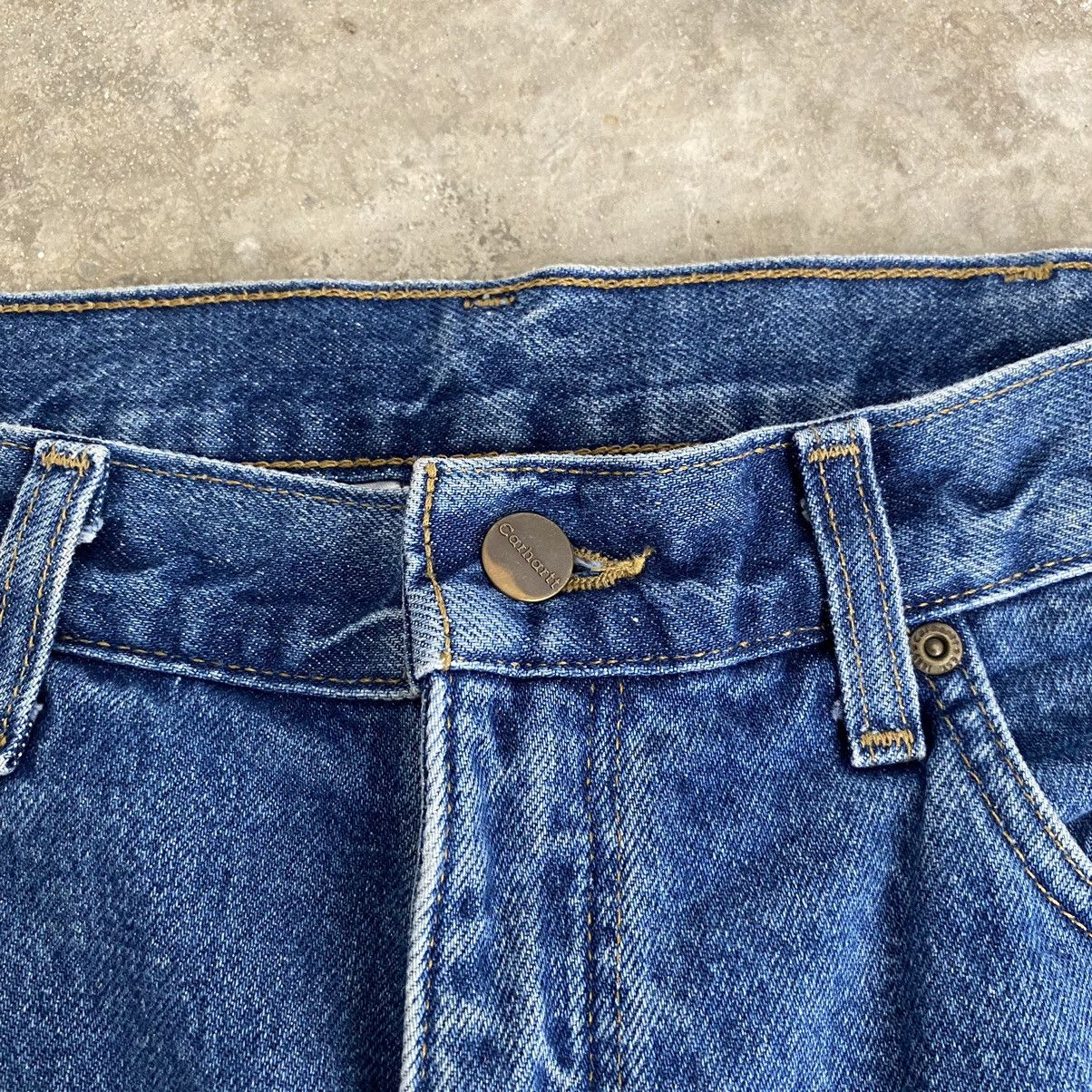 Carhartt VTG Carhartt Blanket Lined Relaxed Fit Denim Jeans Size US 34 / EU 50 - 14 Thumbnail