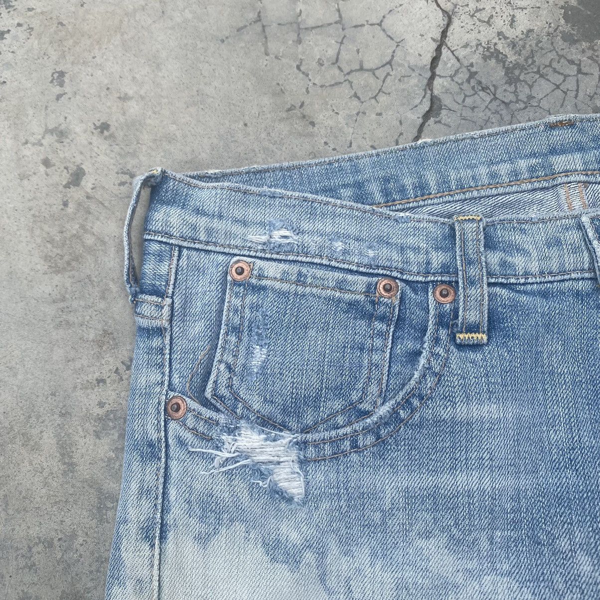 If Six Was Nine RNA Distressed Jeans Size US 31 - 11 Thumbnail