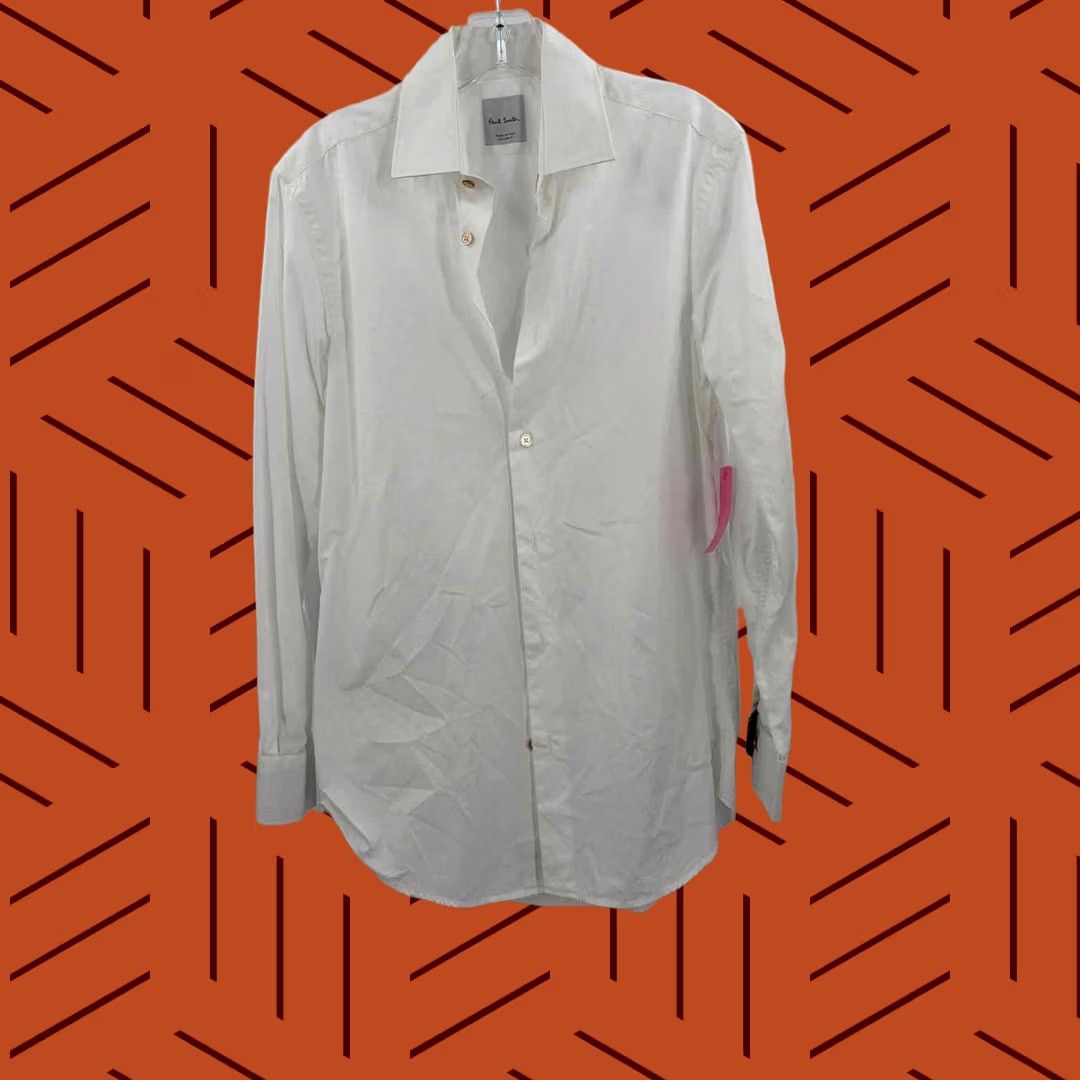 Paul Smith Paul Smith Button Down Shirt White Size Medium Men's Size US M / EU 48-50 / 2 - 1 Thumbnail