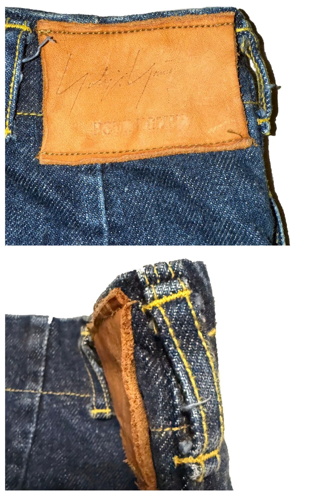 Yohji Yamamoto Yohji Homme Denim Chino Pants Hakama-Style Baggy One Wash S Size US 30 / EU 46 - 7 Thumbnail
