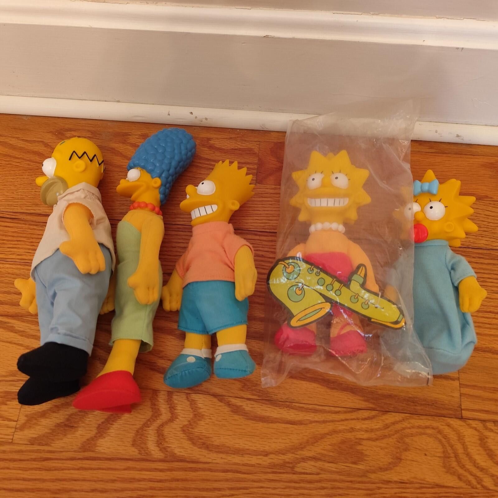 Other The Simpsons 1990 Plush Dolls Figures Set of 5 Vintage Size ONE SIZE - 6 Thumbnail
