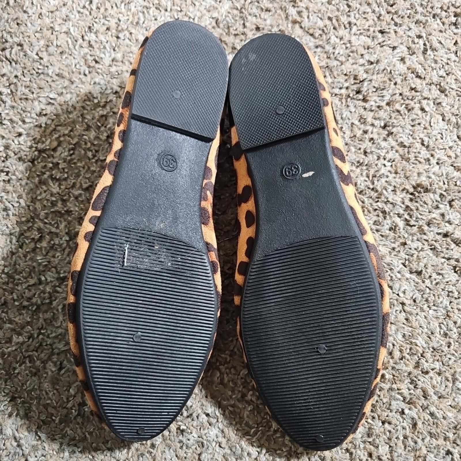 The Unbranded Brand No Brand Leopard Cheetah Print Flats Sz US 8 EUR 39 Size US 8 / IT 38 - 6 Thumbnail