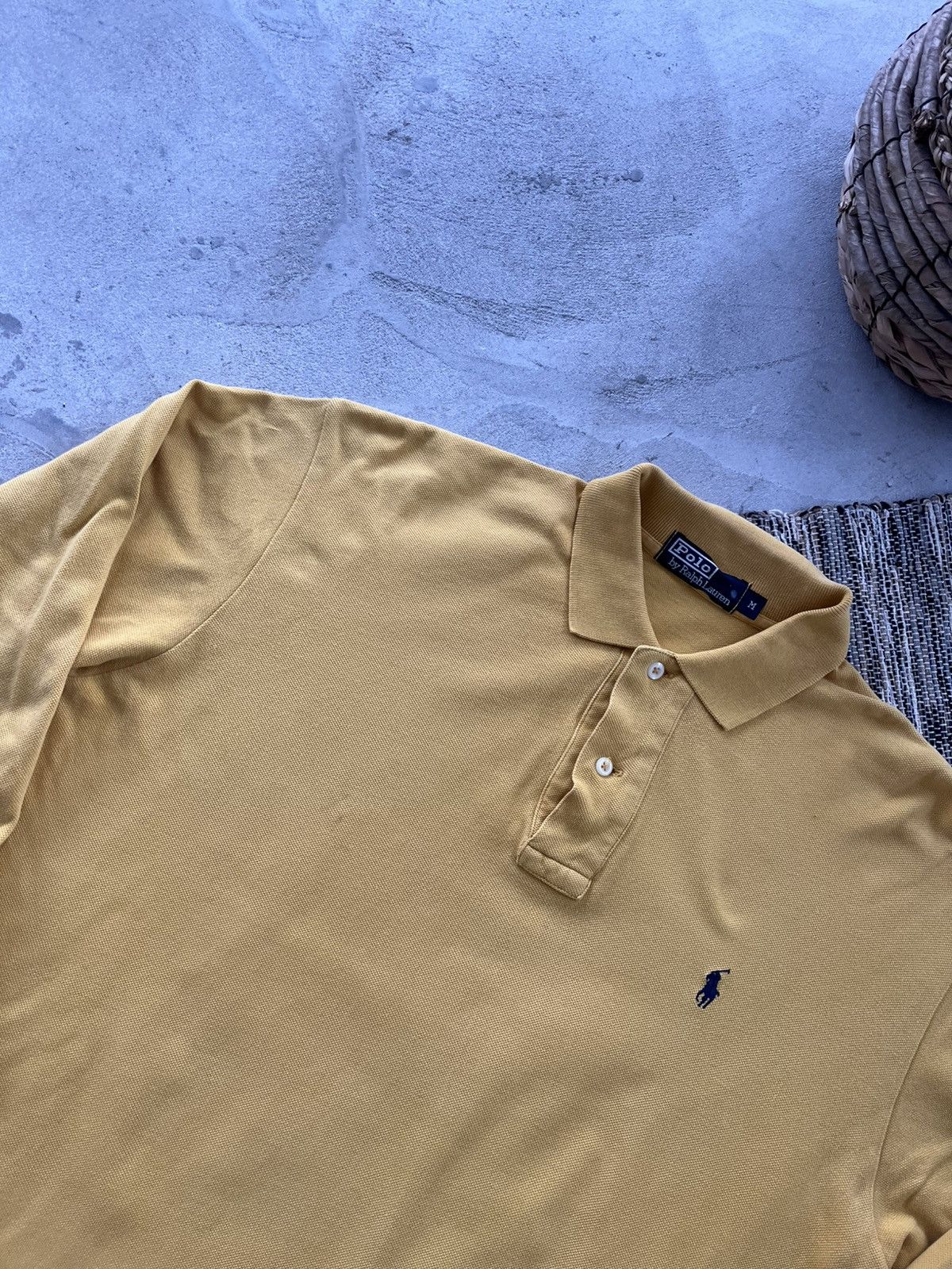 Polo Ralph Lauren Vintage Polo Ralph Lauren Yellow Rugby Polo shirt Avantgarde Size US M / EU 48-50 / 2 - 3 Thumbnail