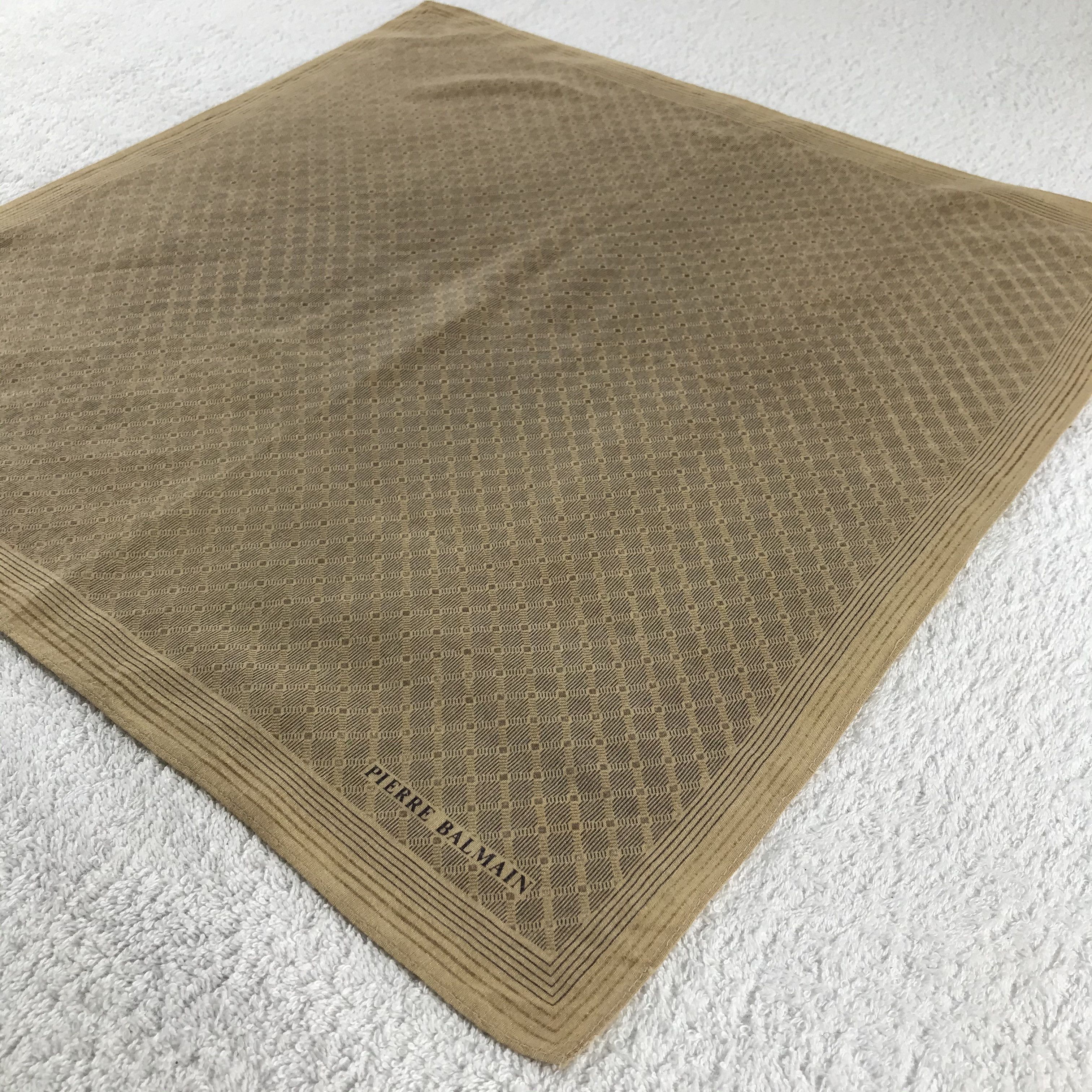Pierre Balmain × Vintage Pierre Balmain Bandana / Handkerchief / Neckerchief - S230 Size ONE SIZE - 2 Thumbnail