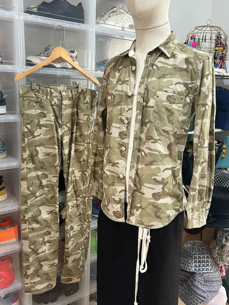 Comme des Garcons Comme des Garçons Camo Shirt & Pants Set Size US 34 / EU 50 - 1 Thumbnail