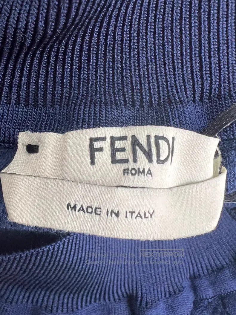 Fendi Fendi Printed Wrap Skirt, Blue Size 26" / US 2 / IT 38 - 5 Thumbnail