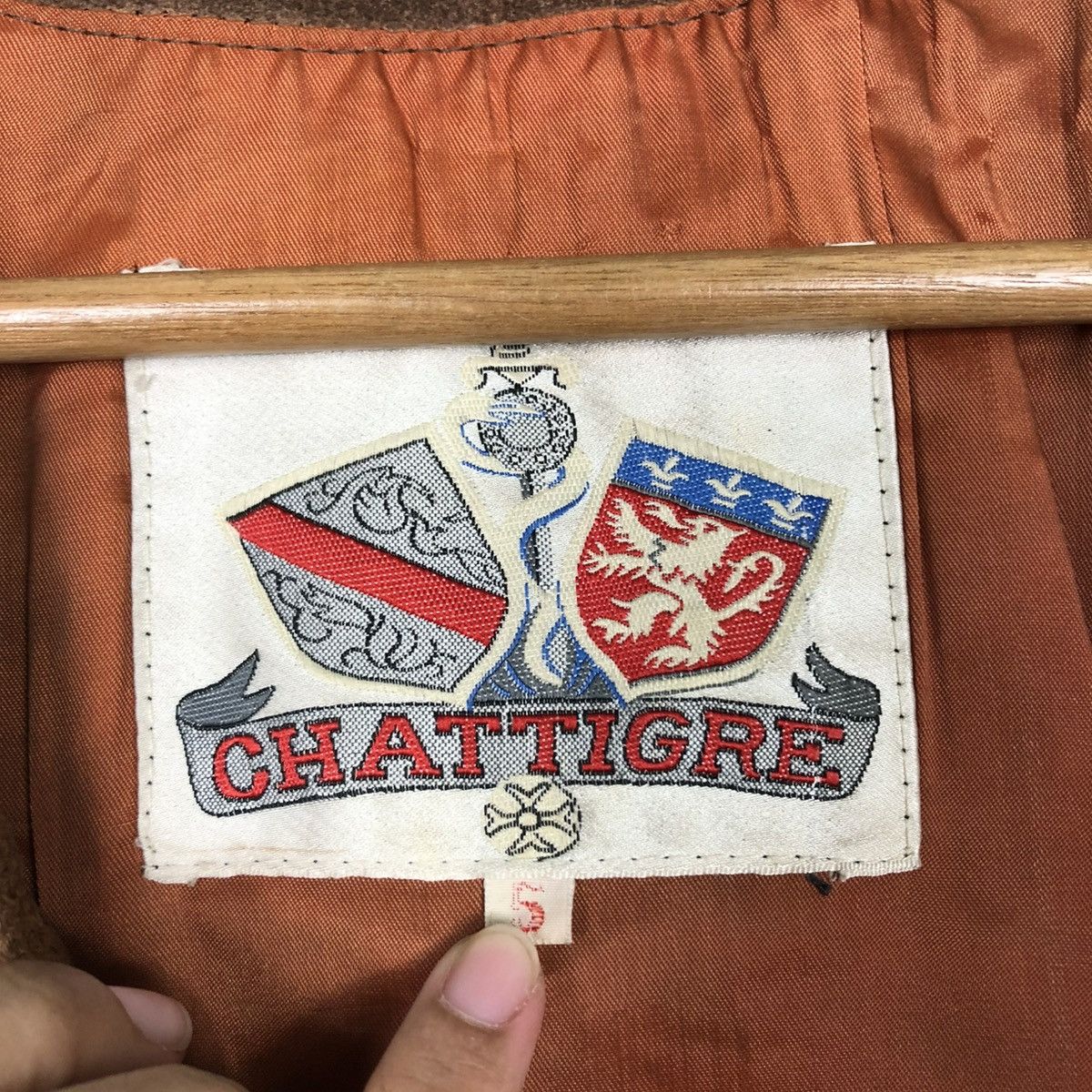 Japanese Brand 🔥VINTAGE VEST GENUINE LEATHER COWBOY DESIGN CHATTIGRE Size US M / EU 48-50 / 2 - 19 Thumbnail