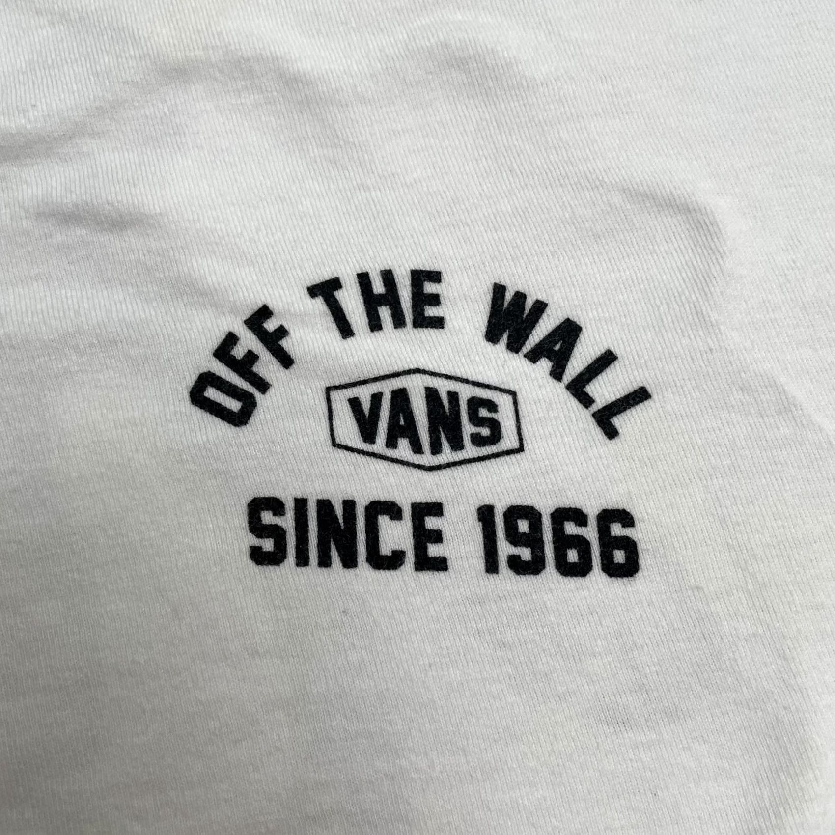 Vans VANS Classic Fit Graphic T-Shirt Mens Small White Long Sleeve Cotton Crew Tee Size US S / EU 44-46 / 1 - 4 Thumbnail