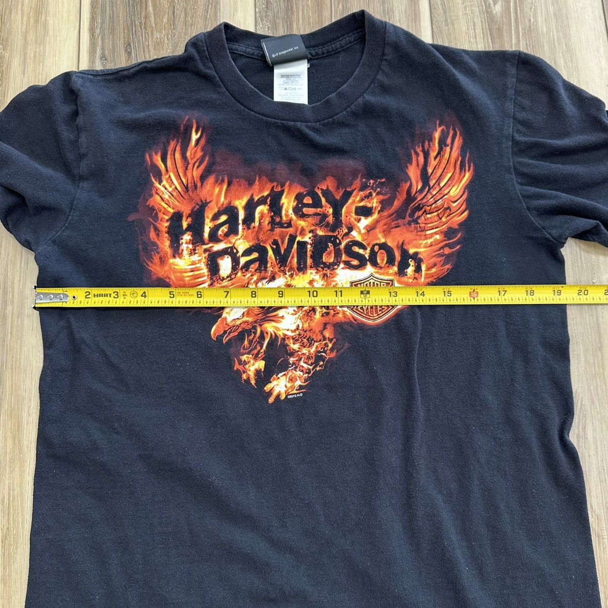 Harley Davidson Harley-Davidson Flames Eagle Las Vegas 2013 Cotton Shirt Size US M / EU 48-50 / 2 - 8 Thumbnail