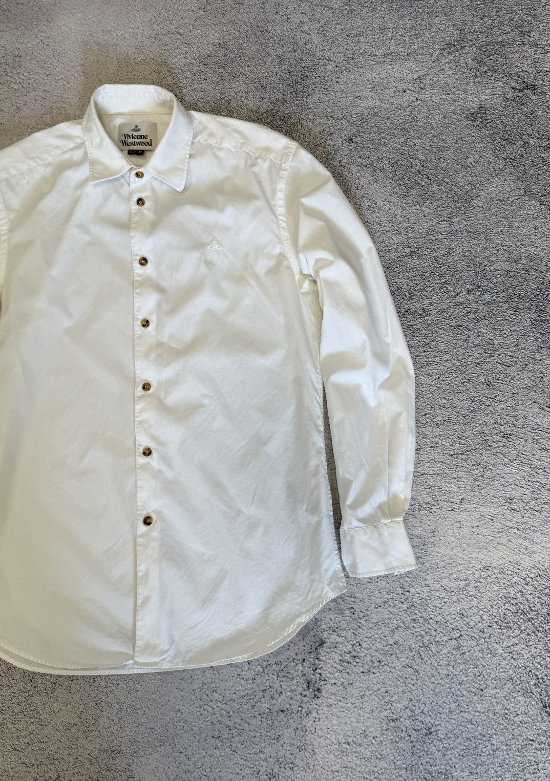Vivienne Westwood Vivienne Westwood Shirt Logo Button Up Men 48 Long Sleeve Size US M / EU 48-50 / 2 - 12 Thumbnail