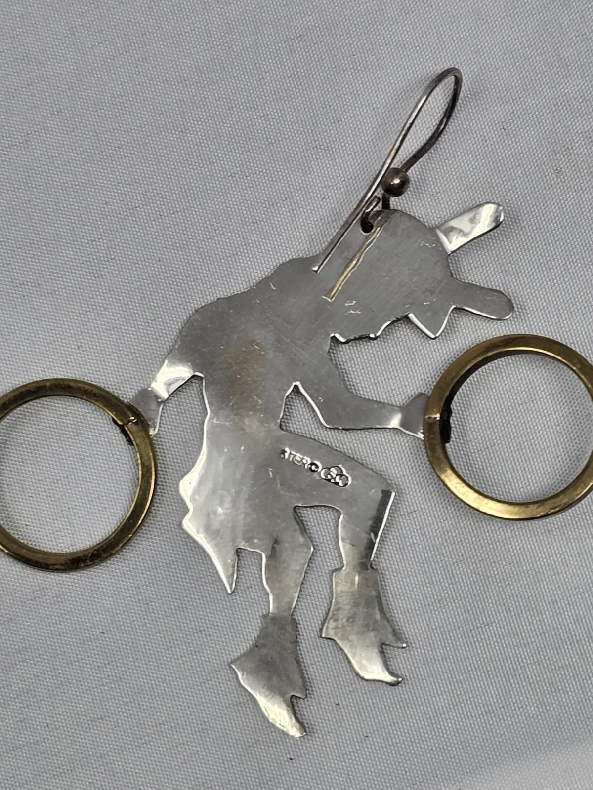 Other Vintage Silver Cloud Sterling Silver Navajo Dancer Earrings Size ONE SIZE - 8 Thumbnail