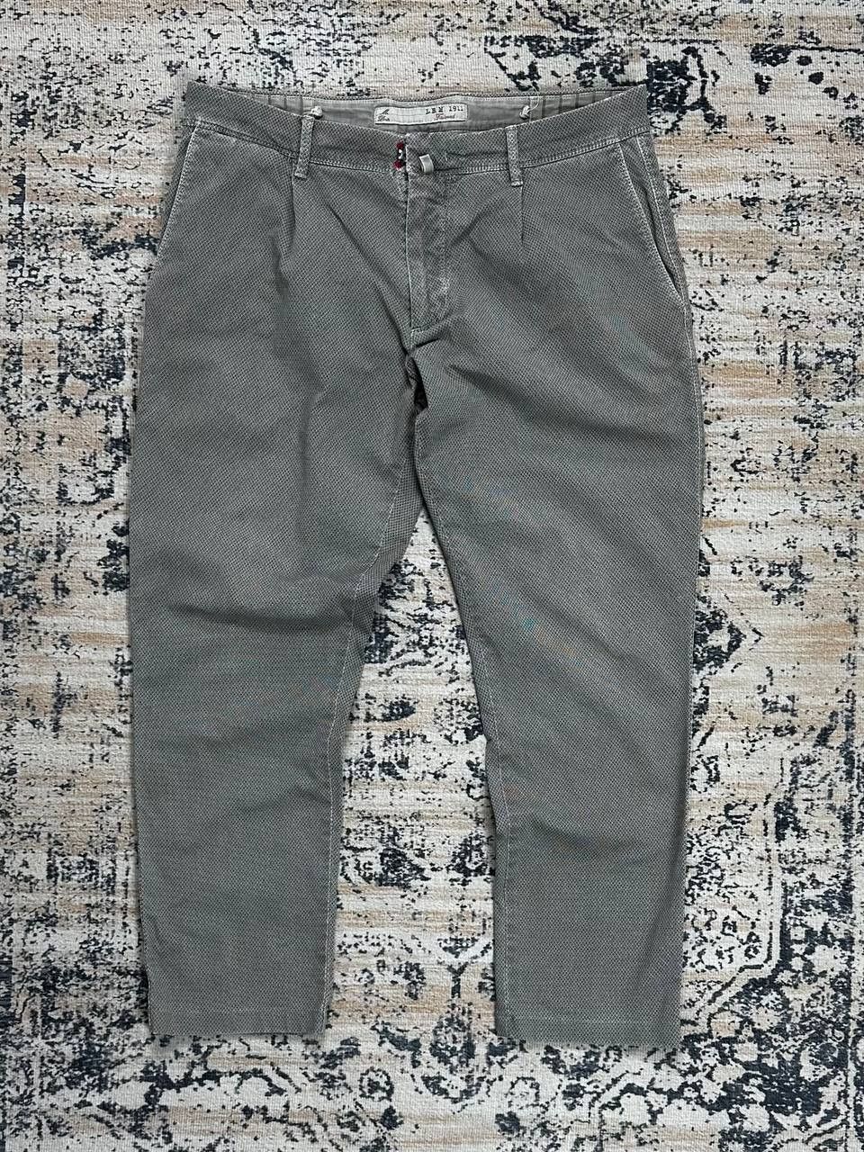 L.B.M. 1911 Luxury L.B.M. 1911 Grey Casual Chino Pants Size US 32 / EU 48 - 1 Thumbnail