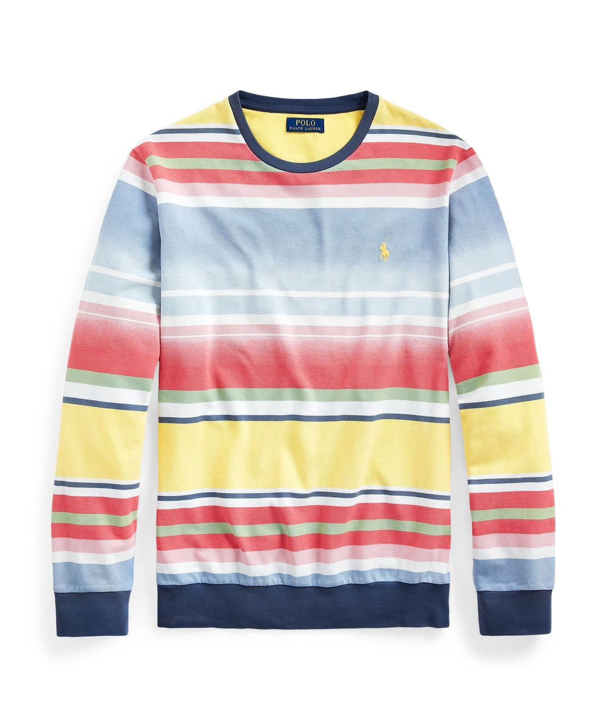 Polo Ralph Lauren Polo Ralph Lauren Mens Multicolor Striped Long Sleeve TShirt Size US M / EU 48-50 / 2 - 1 Thumbnail