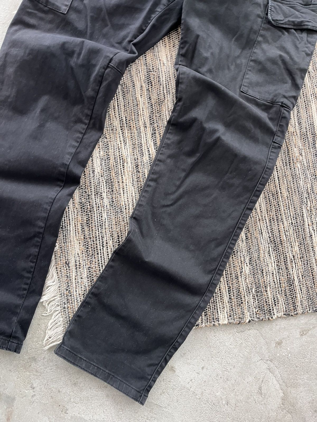 C.P. Company Vintage CP Company Black Slim Cargo Pants Casual Size US 34 / EU 50 - 4 Thumbnail