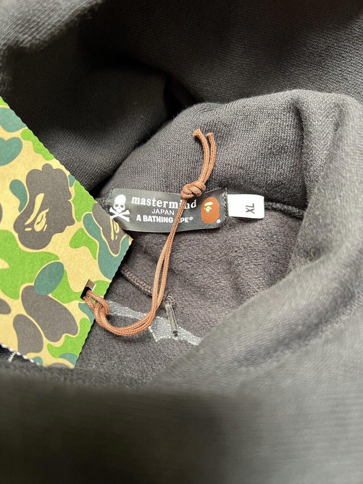 Bape × Mastermind Japan A Bathing Ape Mastermind Japan Pull Over Hoodie Black XL Size US XL / EU 56 / 4 - 5 Thumbnail