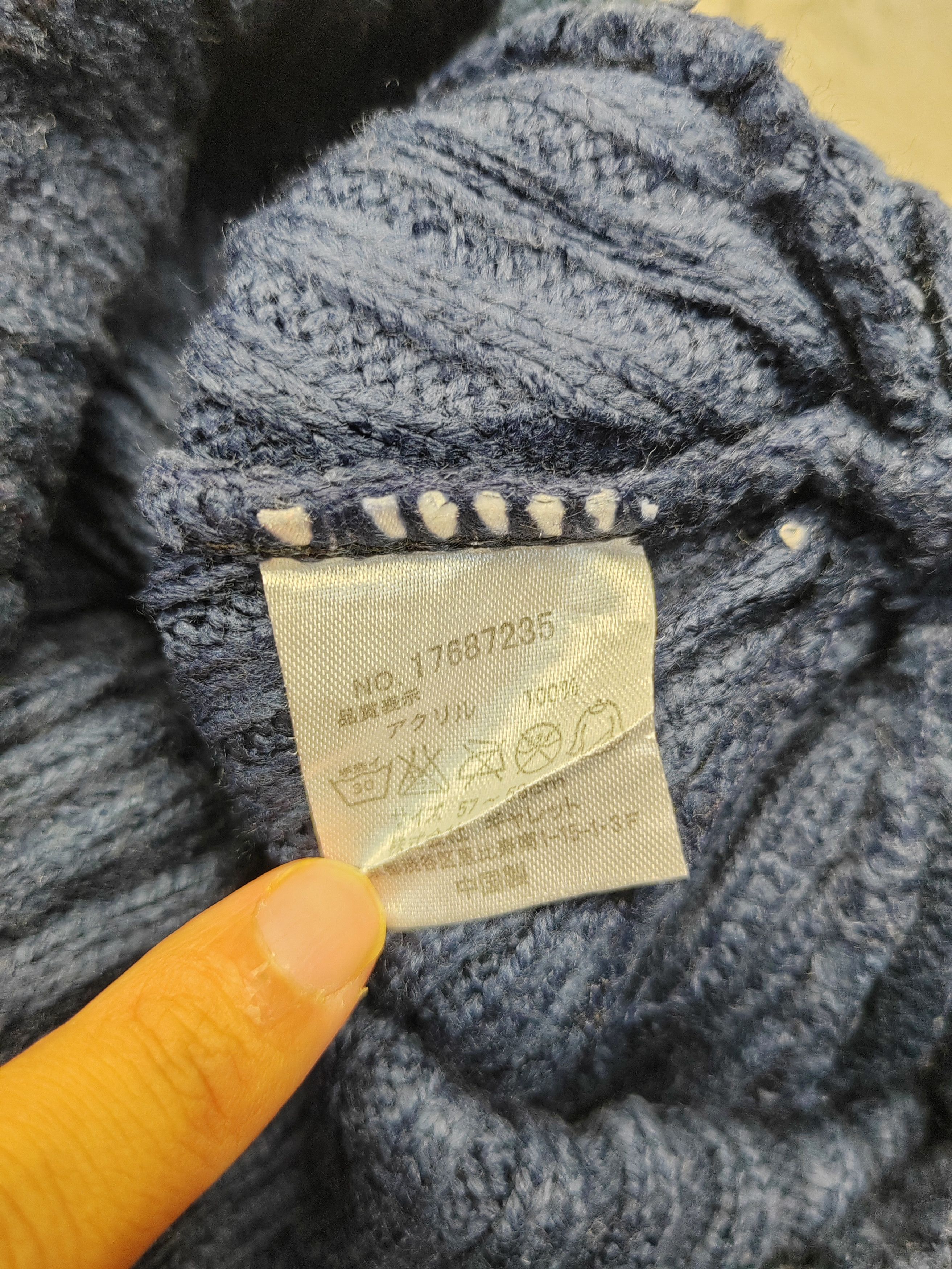Japanese Brand × Vintage Vintage Number Beanie Size ONE SIZE - 4 Thumbnail