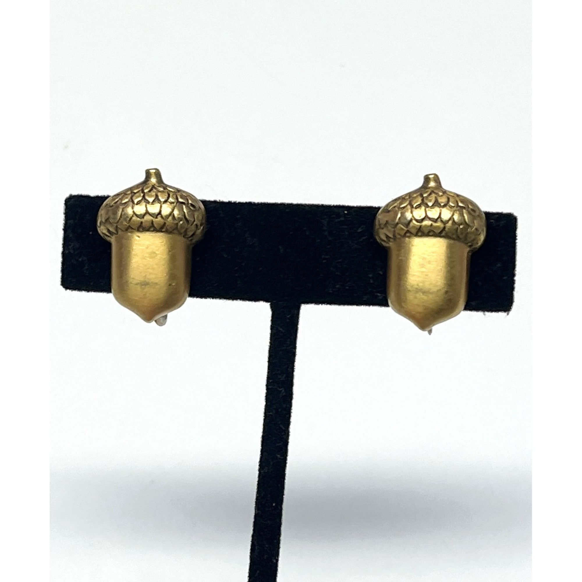 Vintage 12k Gold Filled Acorn Earrings