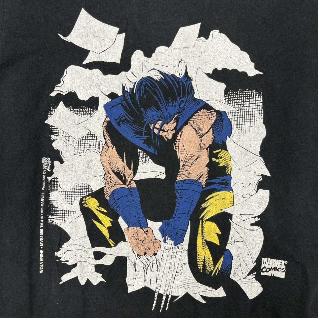 Fruit Of The Loom Rare Vintage 1995 Wolverine Marvel Comics Solo Venom T-Shirt Size US XL / EU 56 / 4 - 2 Thumbnail