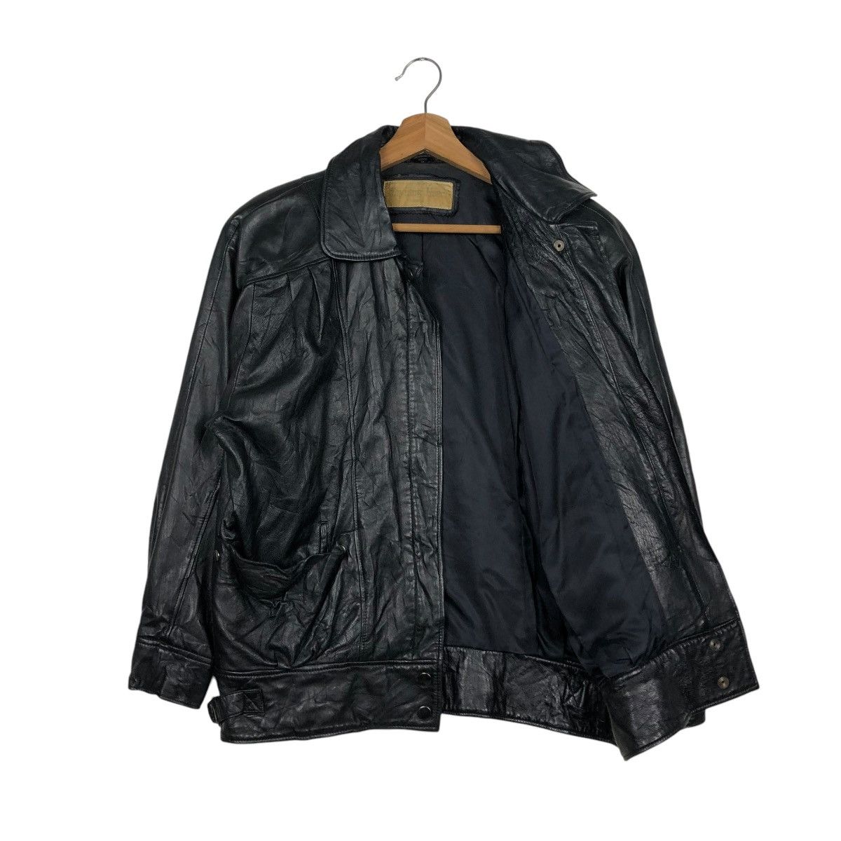 Japanese Brand 🔥VINTAGE BIKER LEATHER JACKET SHYNING HEART ISSEY MIYAKE Size US M / EU 48-50 / 2 - 13 Thumbnail