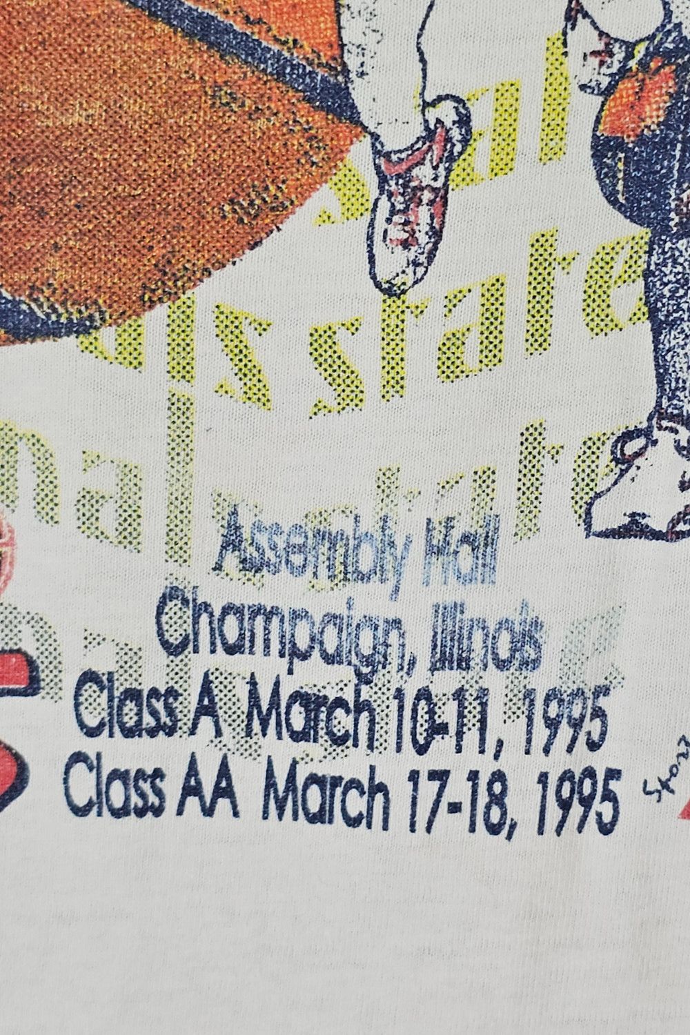 Fruit Of The Loom 1995 IHSA “March Madness” State Finals Tee - XXL Size US XXL / EU 58 / 5 - 7 Thumbnail