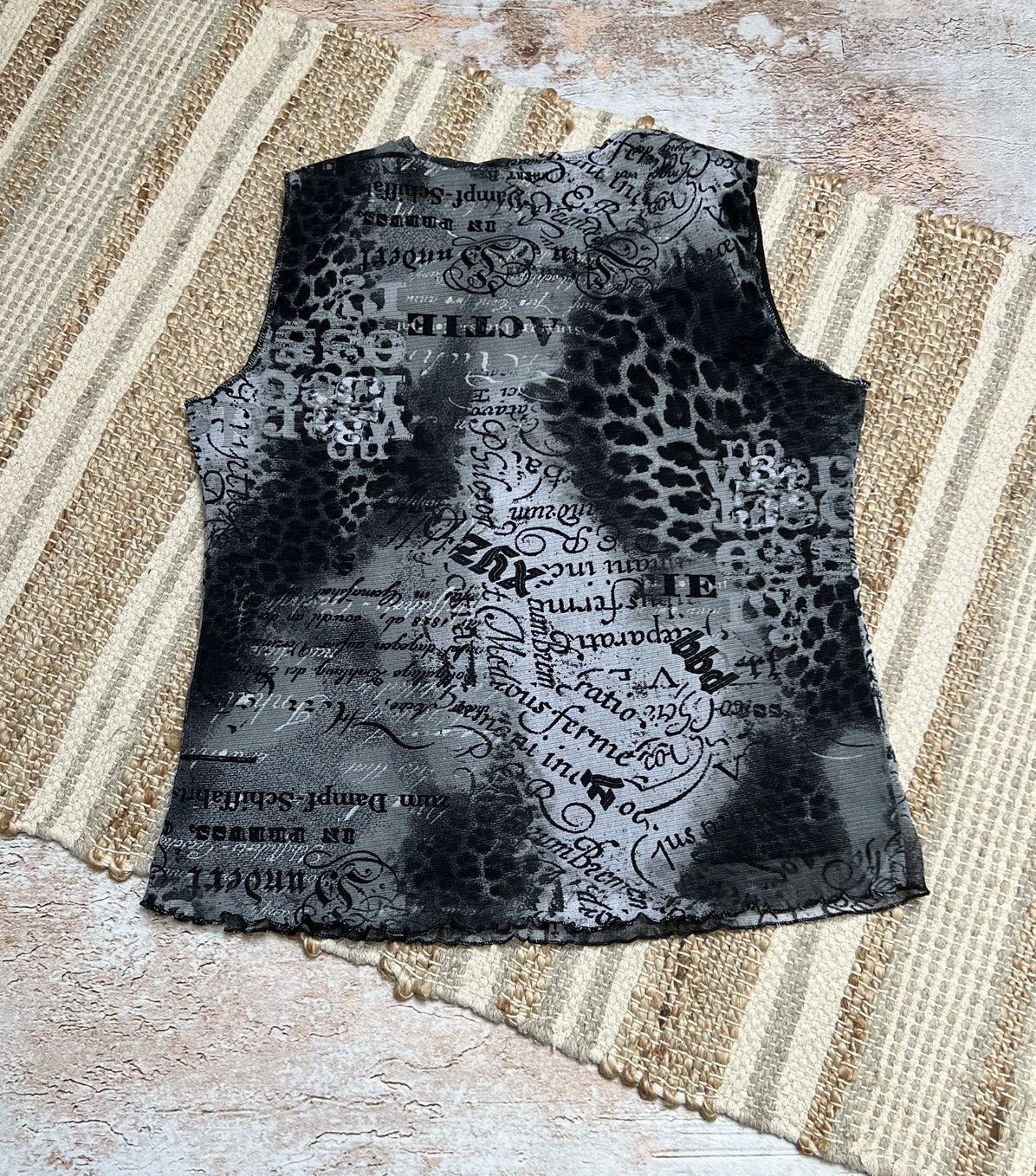 Vintage Vintage Avant Garde mesh tank top Size US M / EU 48-50 / 2 - 6 Thumbnail