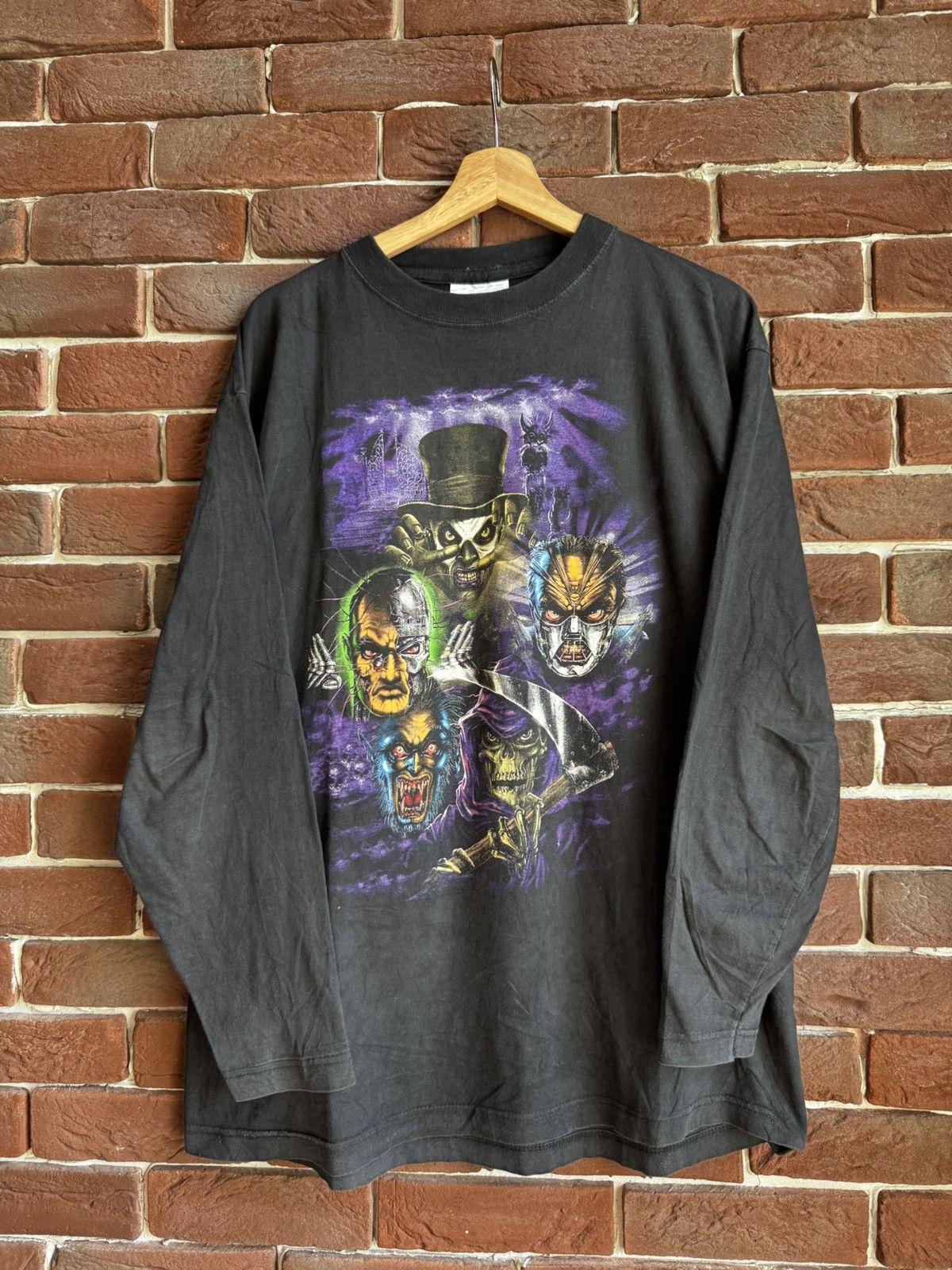 Band Tees × Thunderdome × Vintage Rare Vintage 1997 Thunderdome Wizard Gabber Band Tshirt 90s Size US XL / EU 56 / 4 - 1 Thumbnail