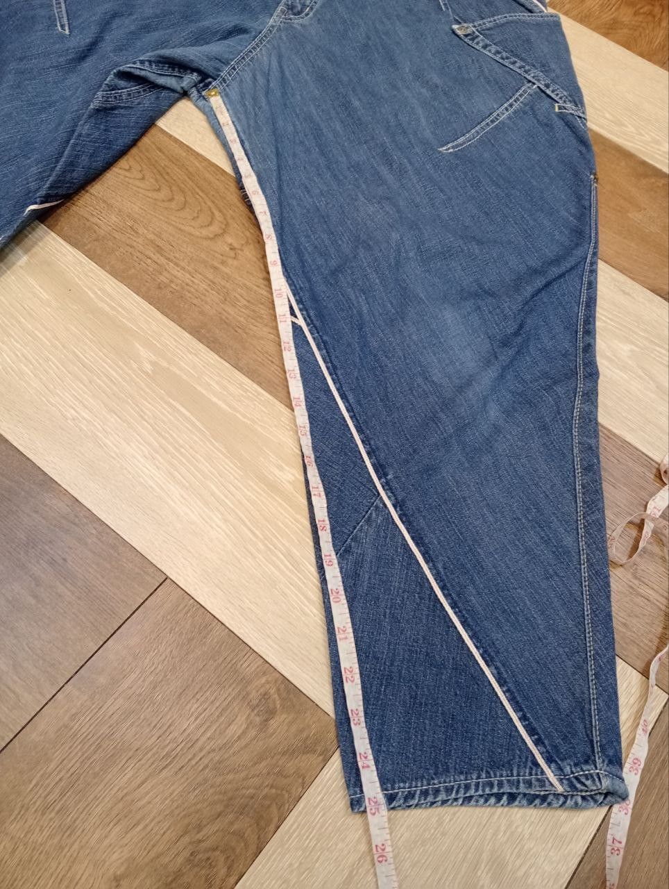 Issey Miyake MERCIBEAUCOUP ISSEY MIYAKE BLUE DENIM BAGGY PANTS Size US 32 / EU 48 - 19 Thumbnail