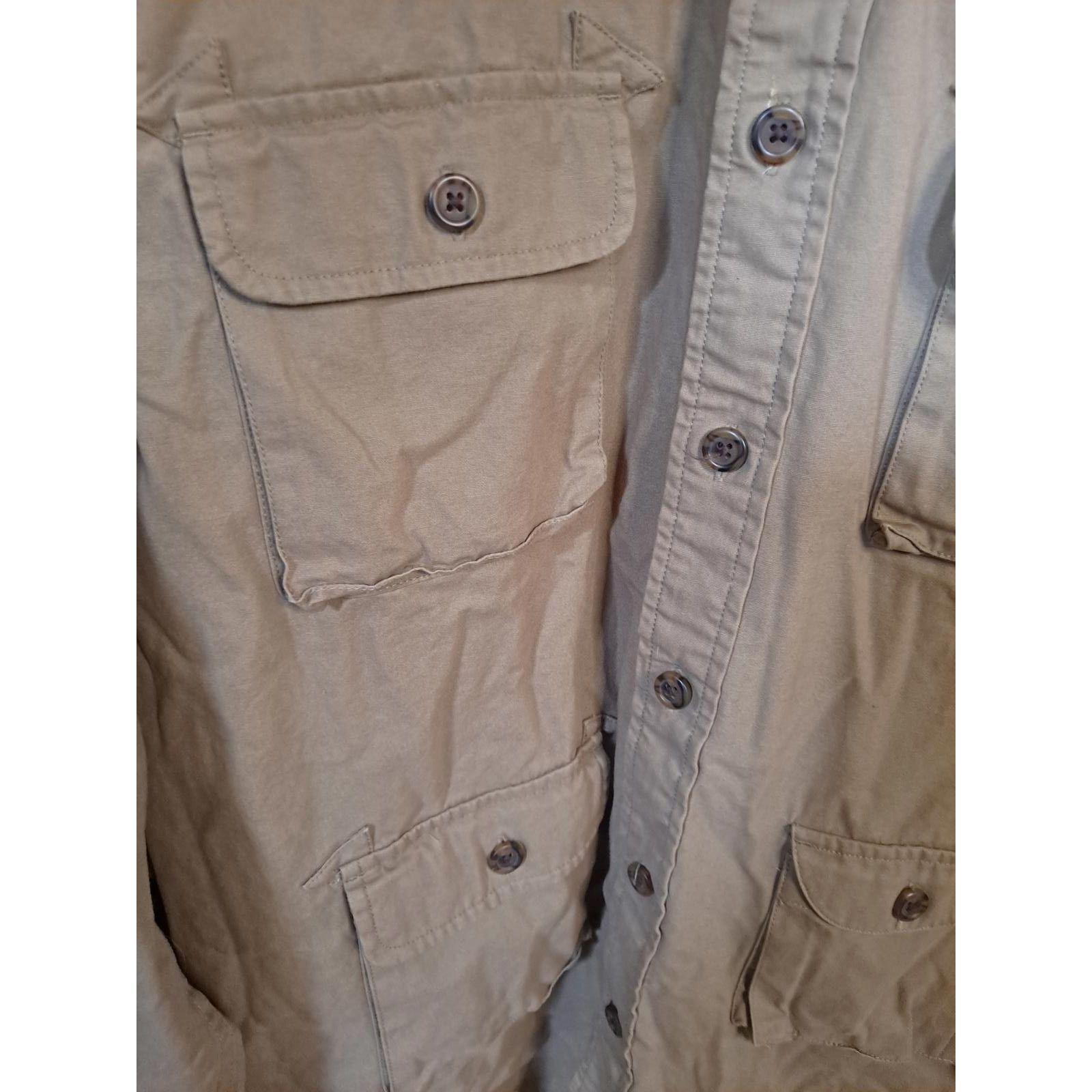Other American Living Heavy Duty Tan Button Up with Corduroy Colla Size US L / EU 52-54 / 3 - 4 Thumbnail