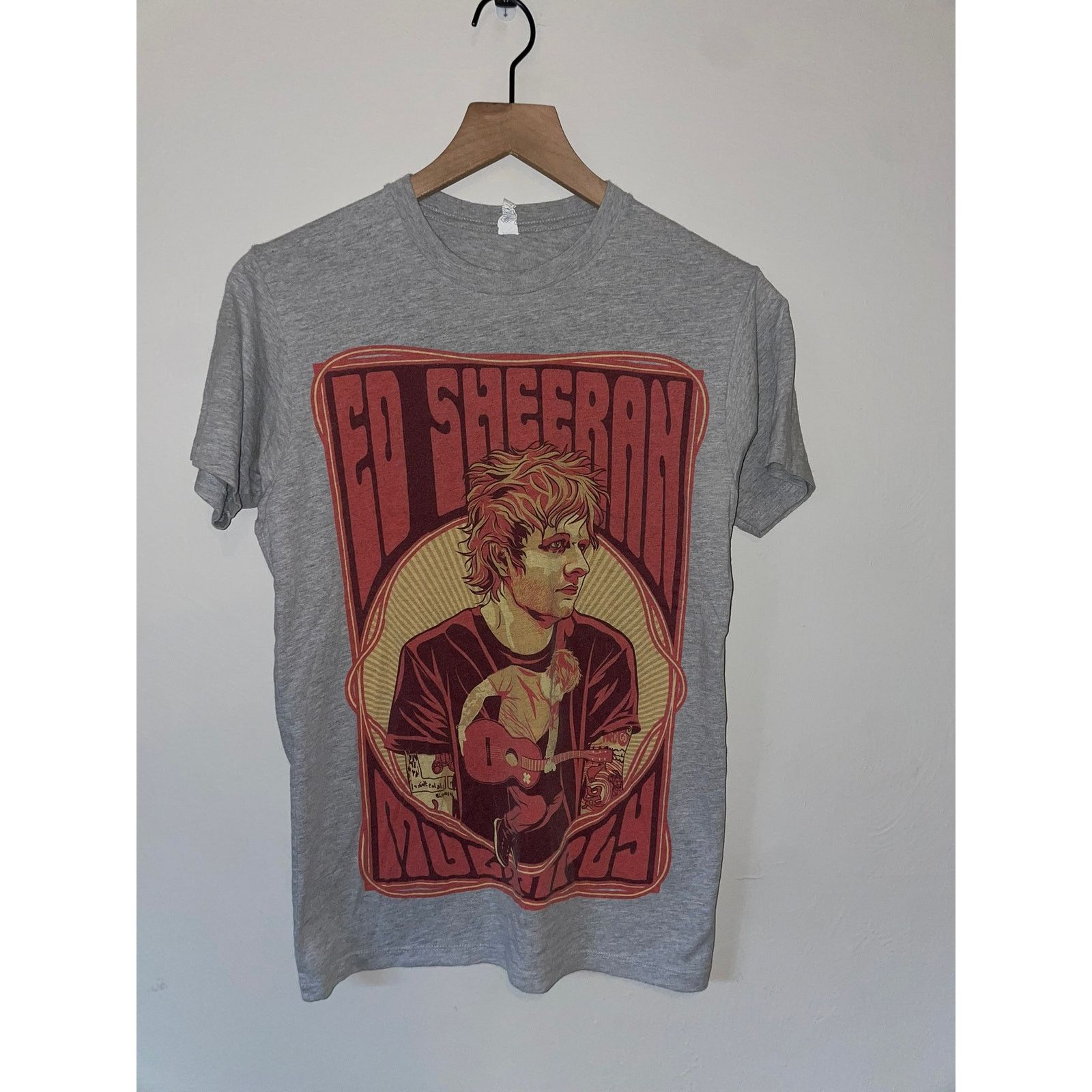 Tultex Ed Sheeran Multiply Tour Shirt Concert Gray 2014 Tee S Small Size US S / EU 44-46 / 1 - 1 Thumbnail