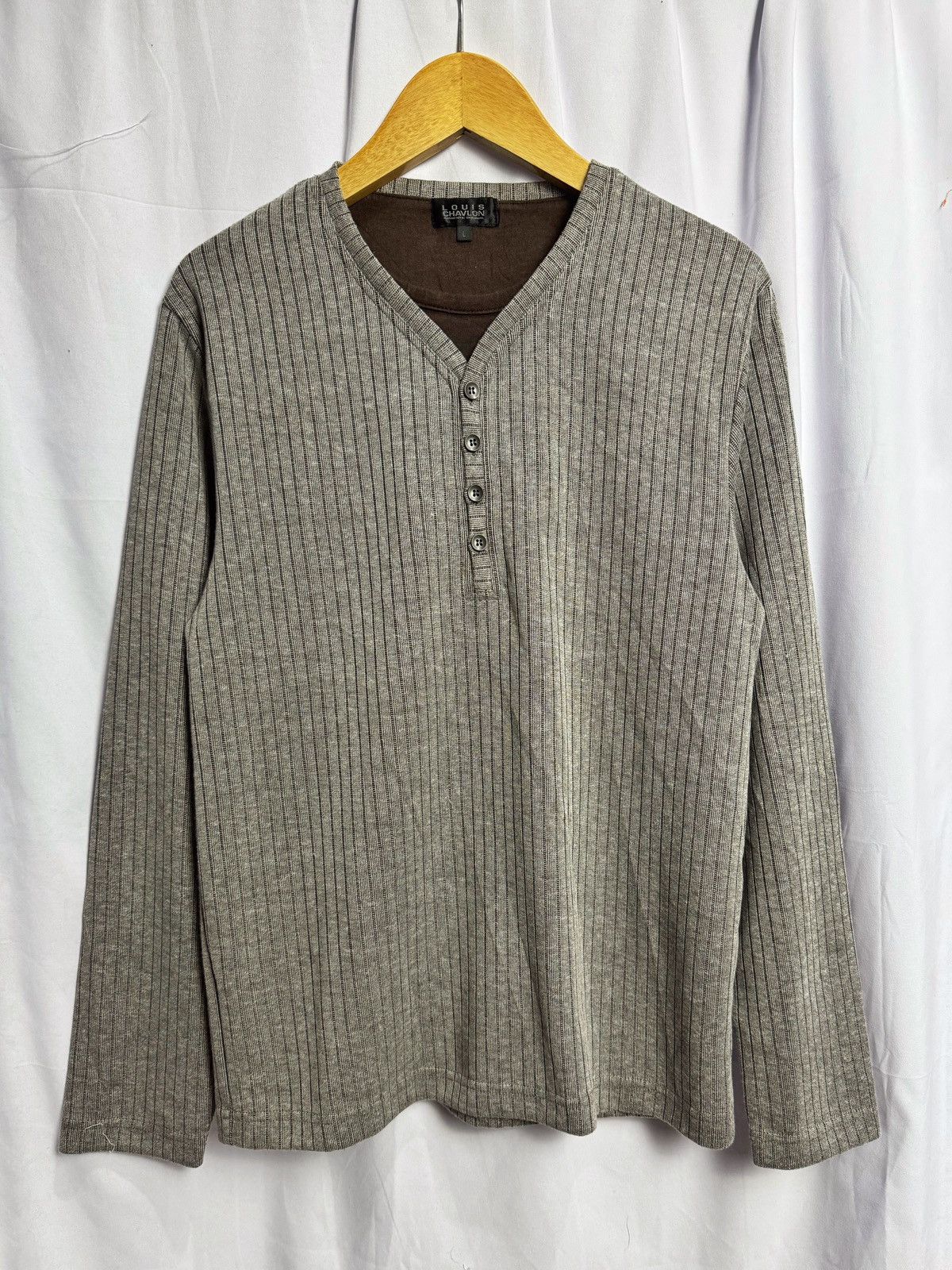 Hysteric Glamour × If Six Was Nine × Japanese Brand Louis Chavlon Thermal Japanese Long Sleeve Double Collar Size US L / EU 52-54 / 3 - 1 Thumbnail