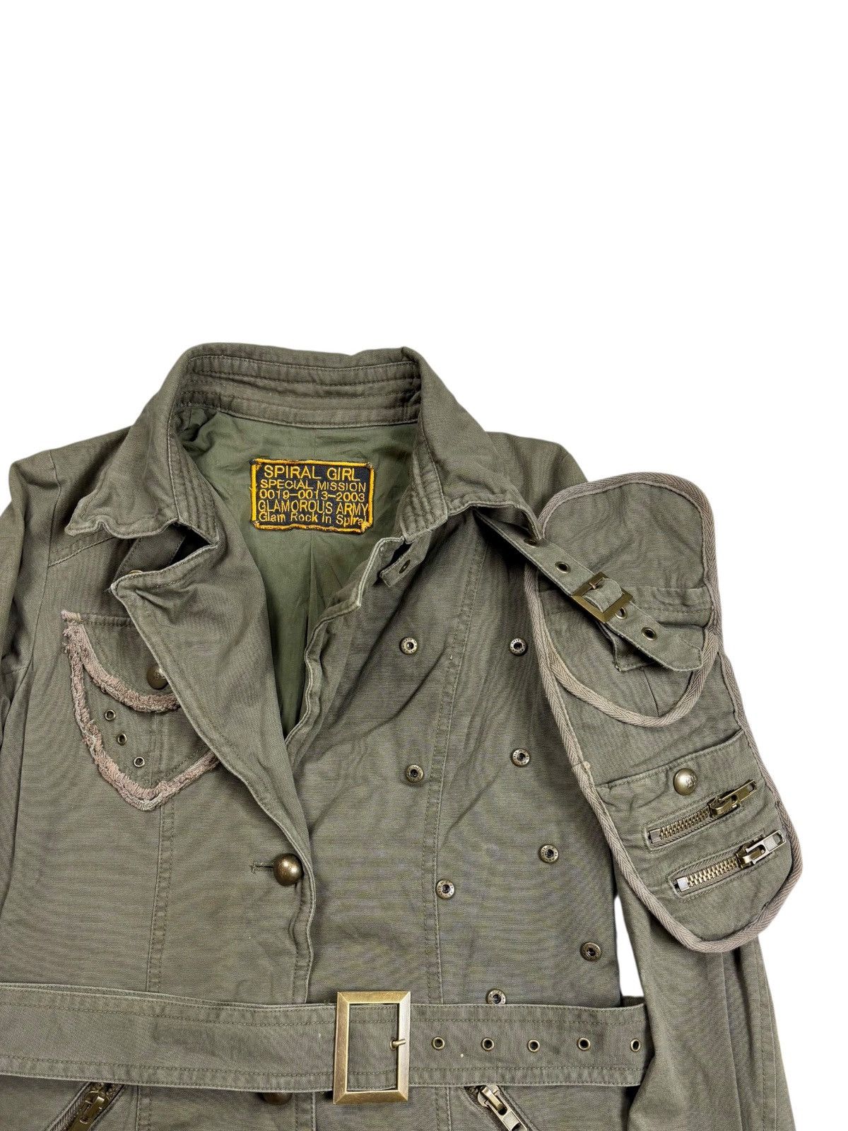 Le Grande Bleu (L.G.B.) 2003 Spiral Girl - Apocalypse Style Army Jacket Size US M / EU 48-50 / 2 - 7 Thumbnail