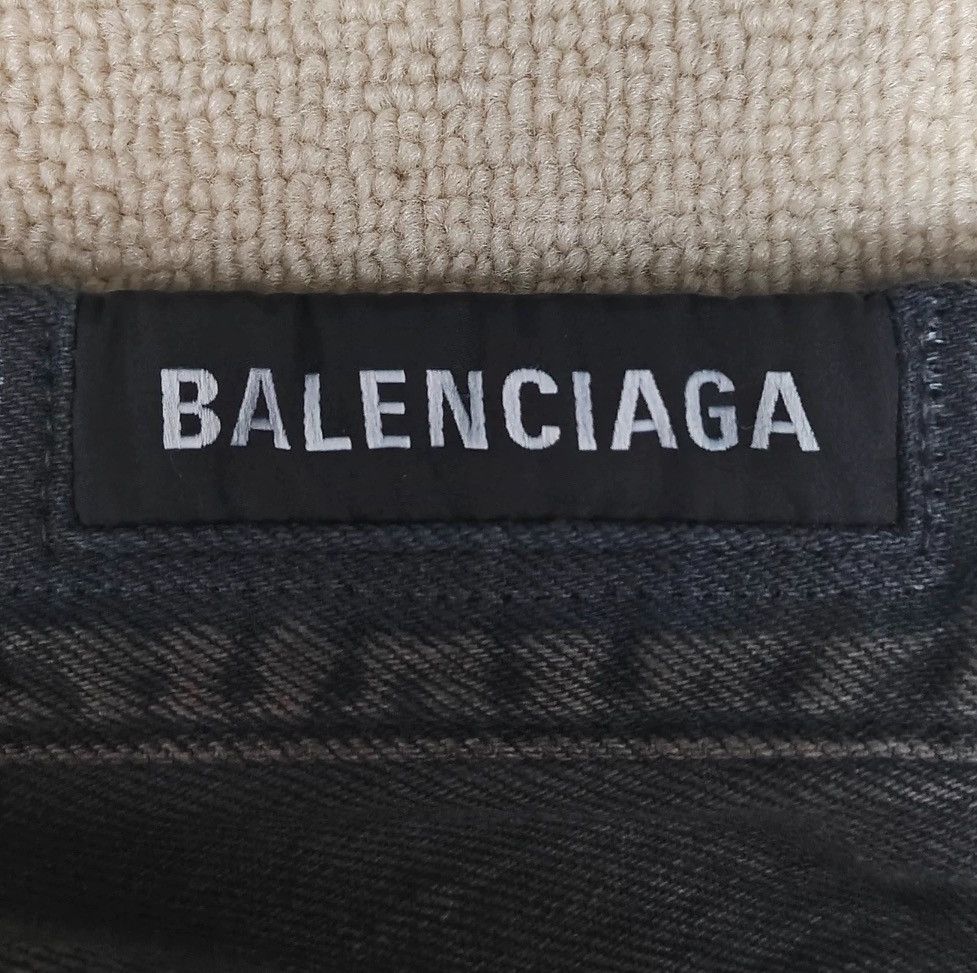 Balenciaga Balenciaga 23fw washed mud dyed bootcut micro 2412-Nextarrow Size US 30 / EU 46 - 3 Thumbnail