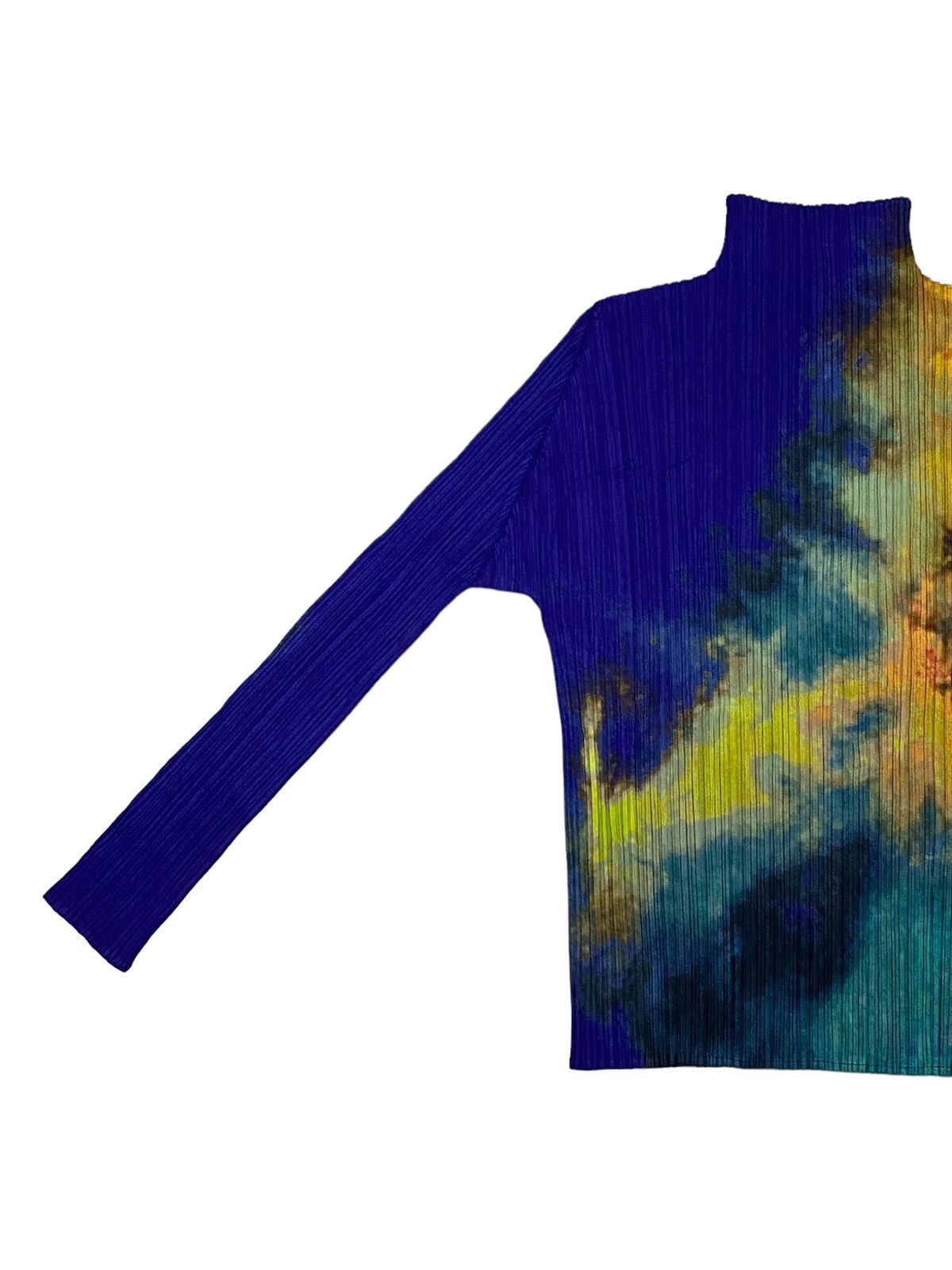 Issey Miyake × Pleats Please Issey Miyake Pleats Please Pleated Tie Dye Gradation Top Size M / US 6-8 / IT 42-44 - 16 Thumbnail