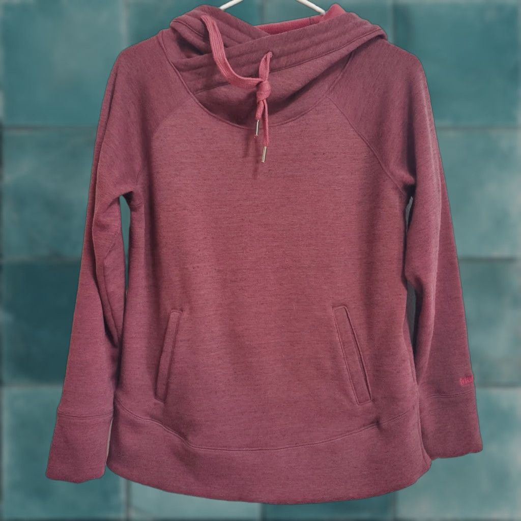 Marmot Marmot Sweatshirt Women M Burgundy Cowl Neck Hoodie Pullover Pockets Outdoor Size M / US 6-8 / IT 42-44 - 1 Thumbnail