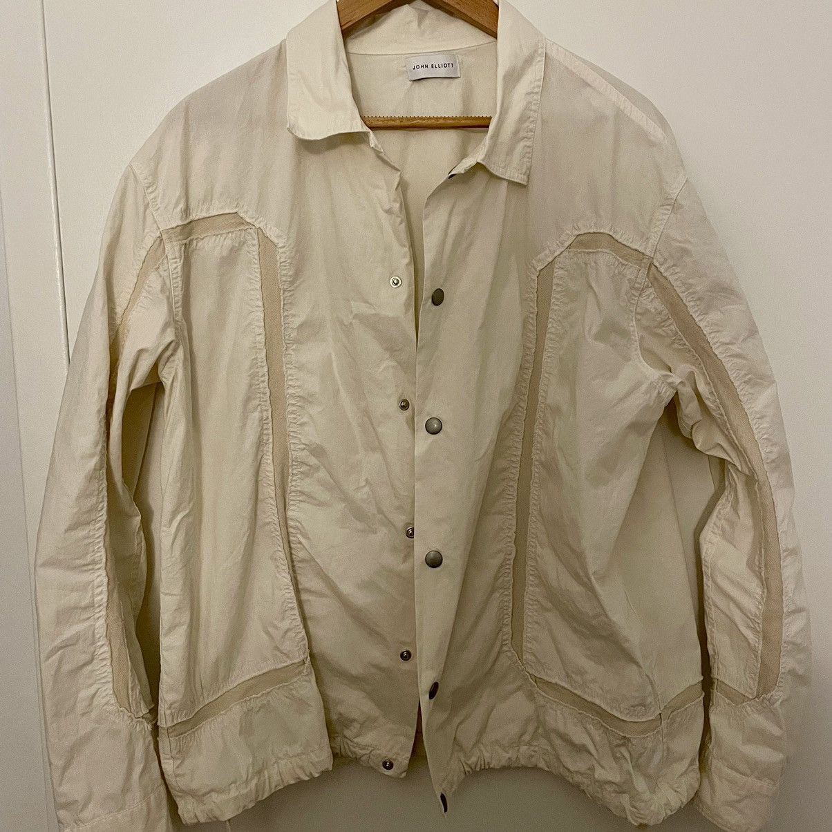 John Elliott John Elliott off white shirt jacket Size US L / EU 52-54 / 3 - 1 Thumbnail