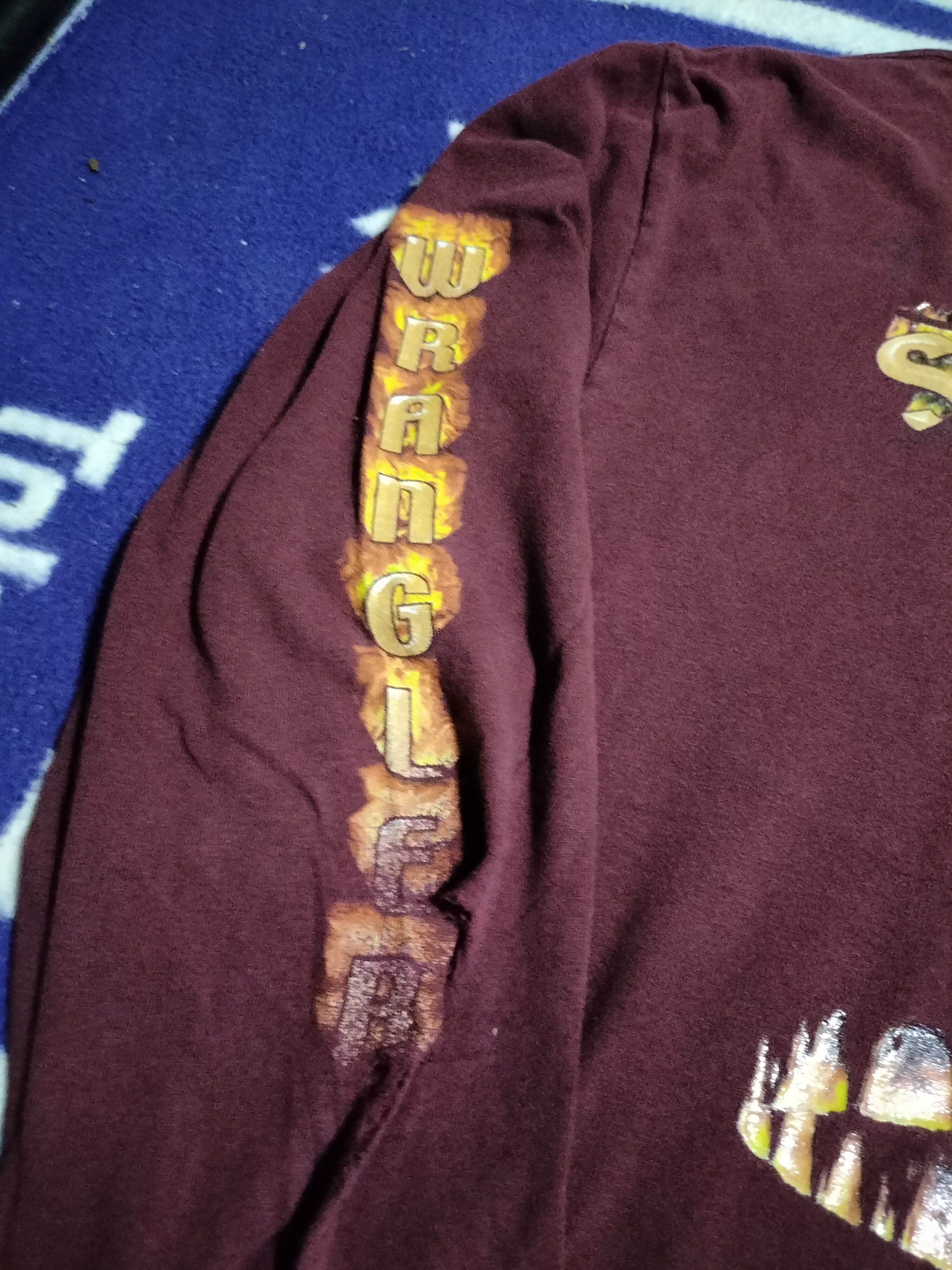 Vintage × Wrangler Vintage Wrangler Rodeo How Tough L/S Fashion Cowboy Size US XL / EU 56 / 4 - 9 Thumbnail