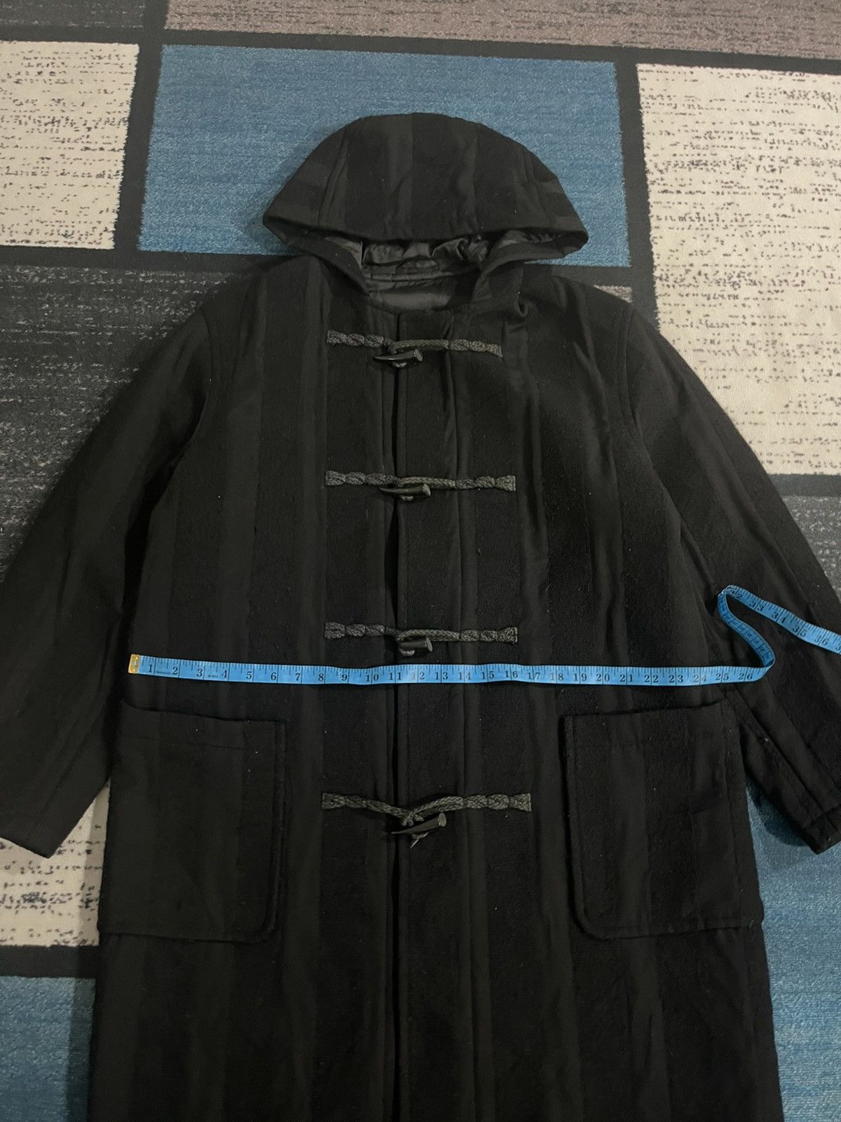 Yohji Yamamoto Vintage A.A.R Yohji Yamamoto Durban Hoodie Duffle Jacket Size US XL / EU 56 / 4 - 19 Thumbnail